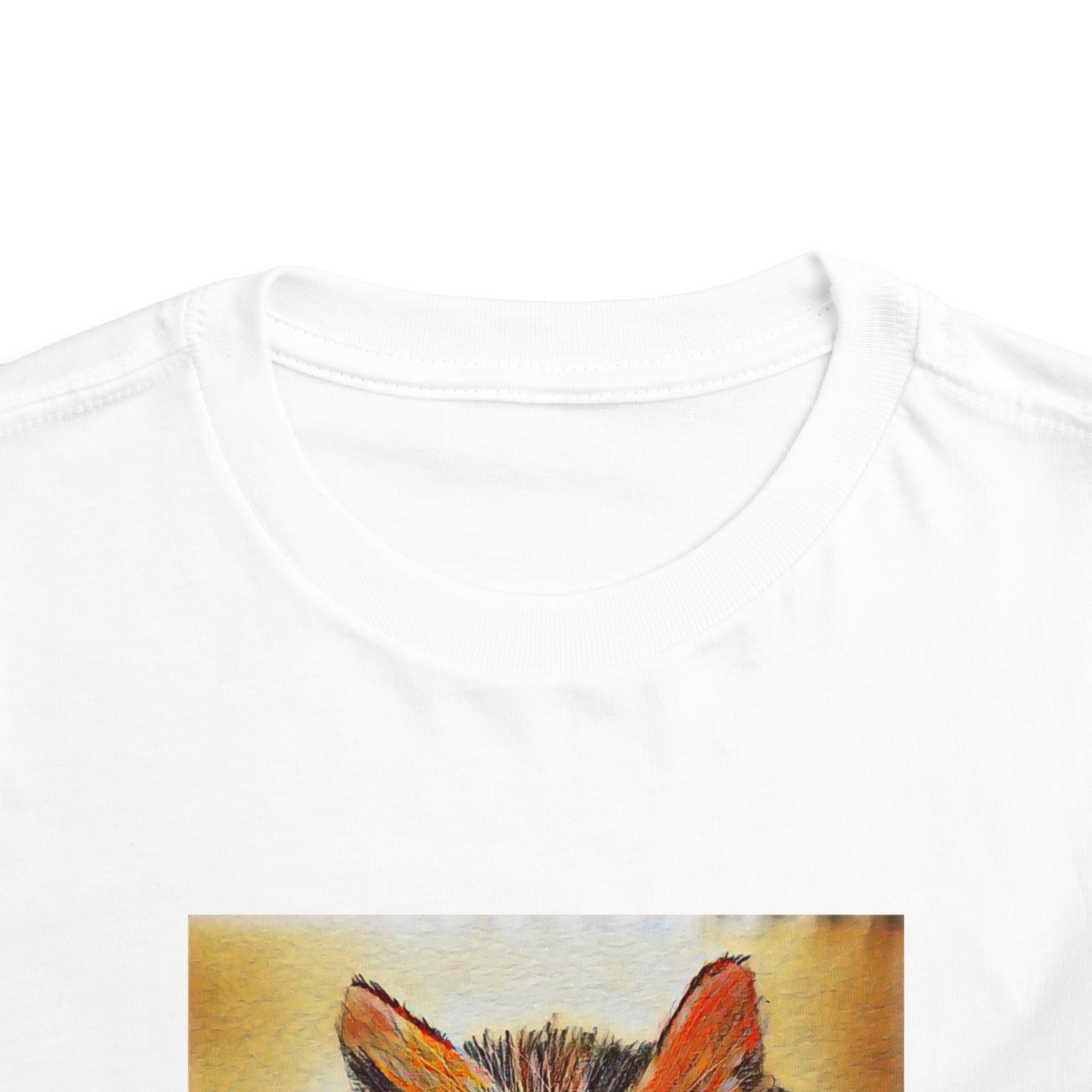 Adorable Watercolor Kitten Toddler Tee