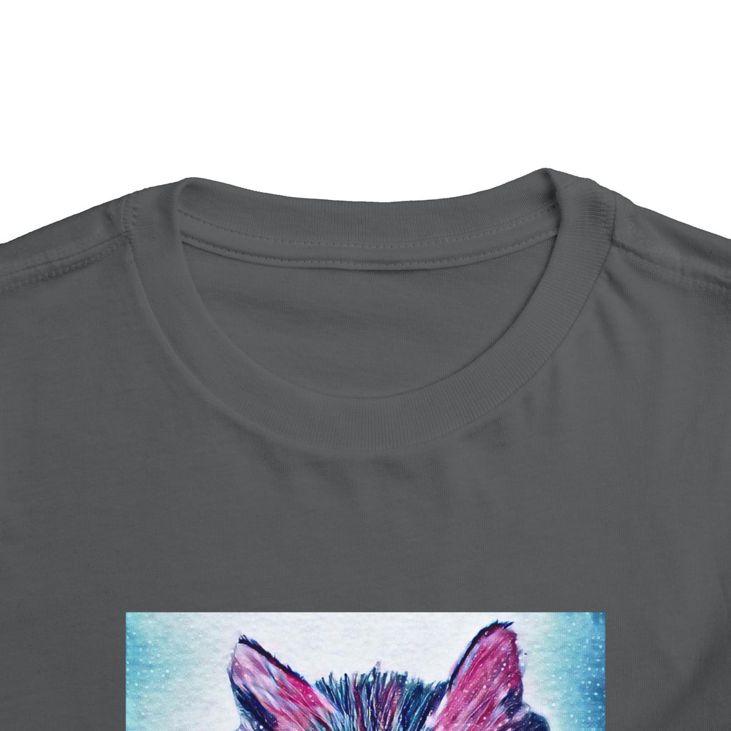 Cute Watercolor Kitten Toddler Tee