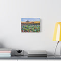 Wildflower Field Sunset Canvas Print