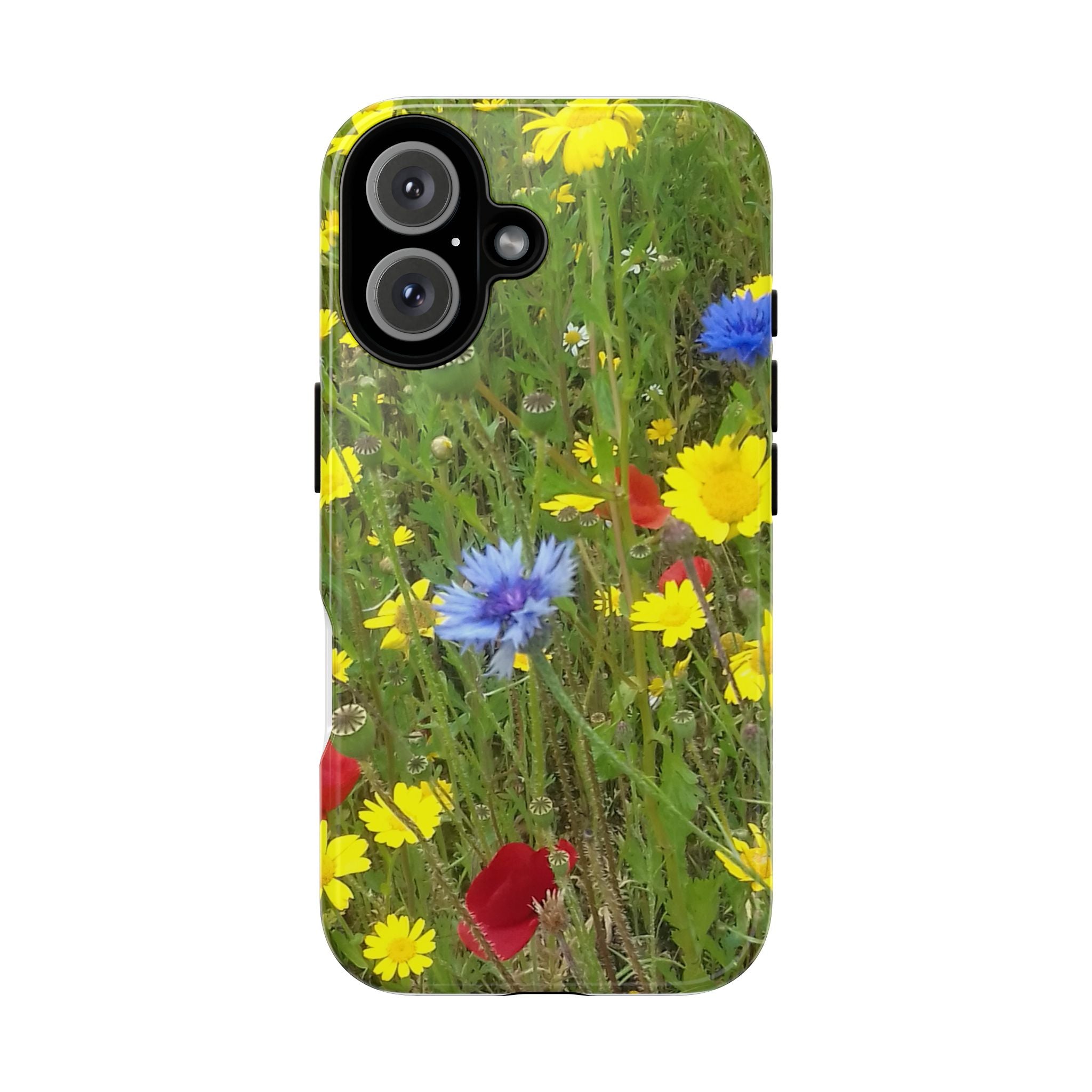Wildflower Meadow Phone Case — Floral Tough Protective Cover
