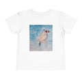 Zebra Finch Watercolor Toddler Tee