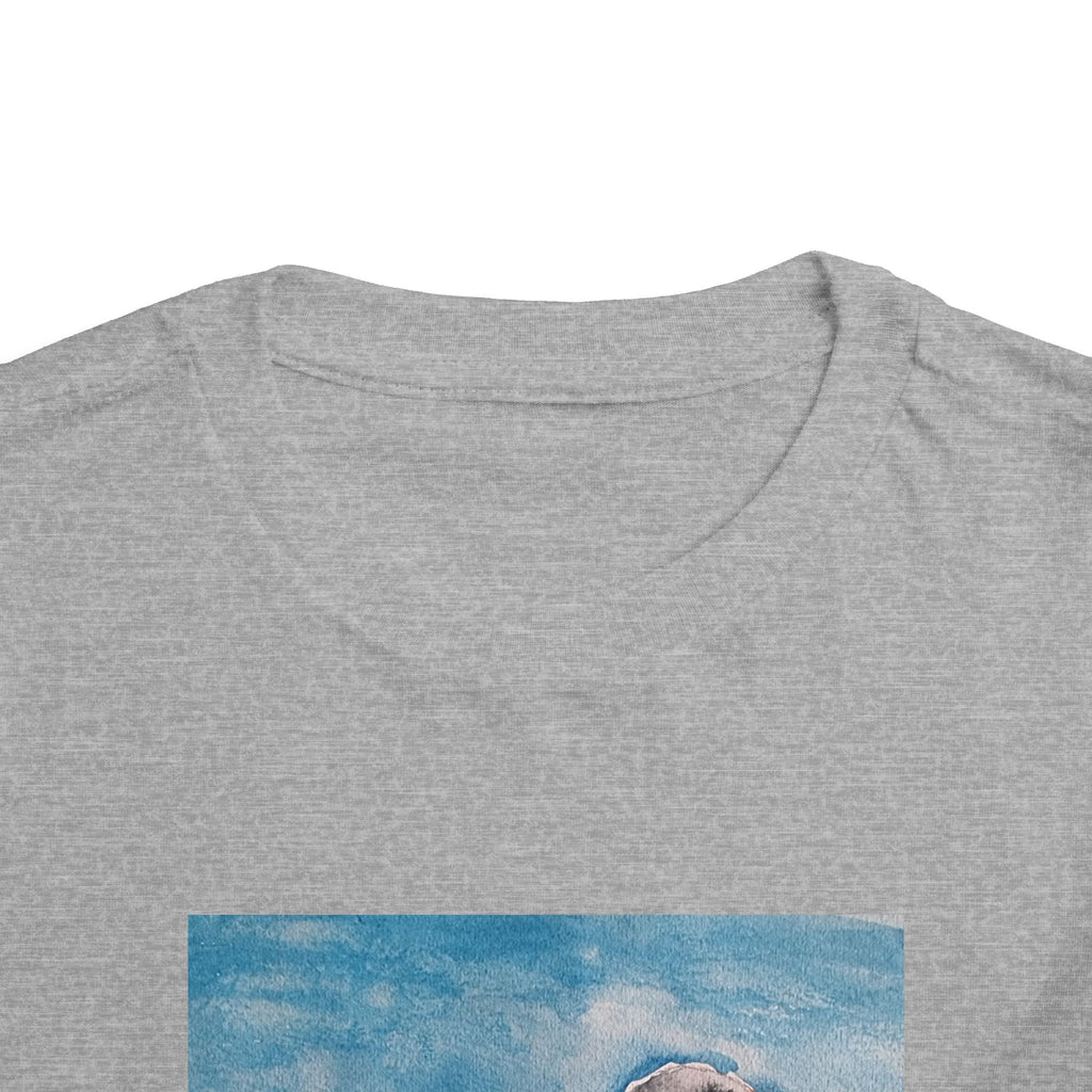 Zebra Finch Watercolor Toddler Tee