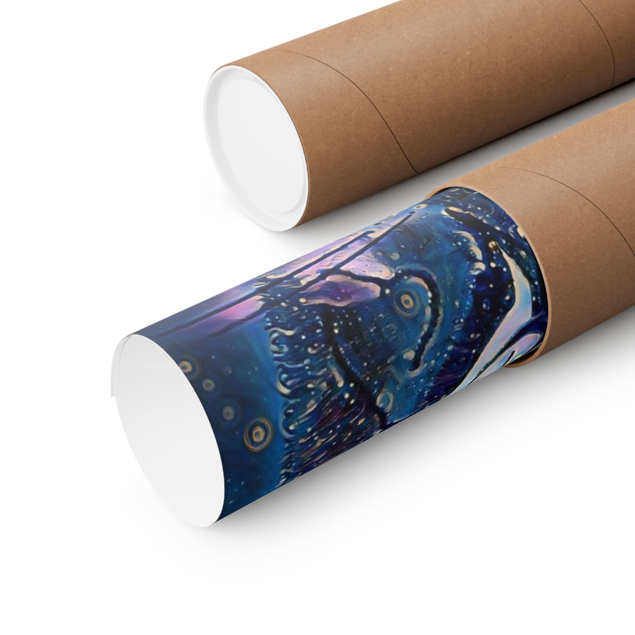 Mystic Galaxy Cat Matte Poster