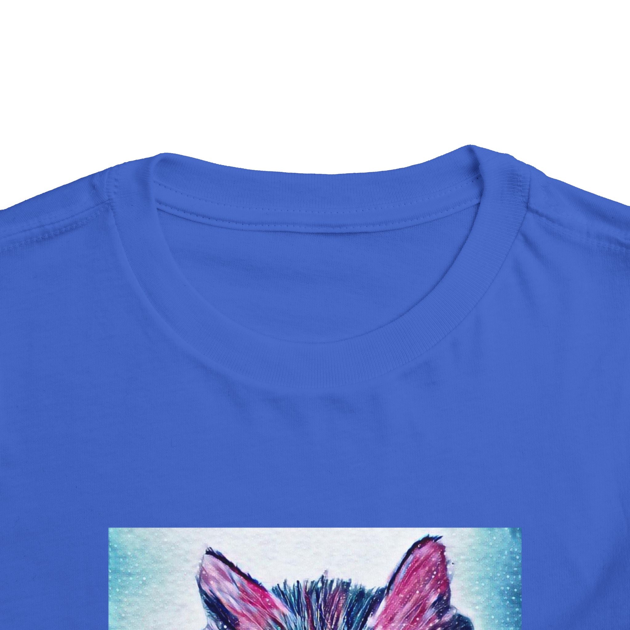 Cute Watercolor Kitten Toddler Tee