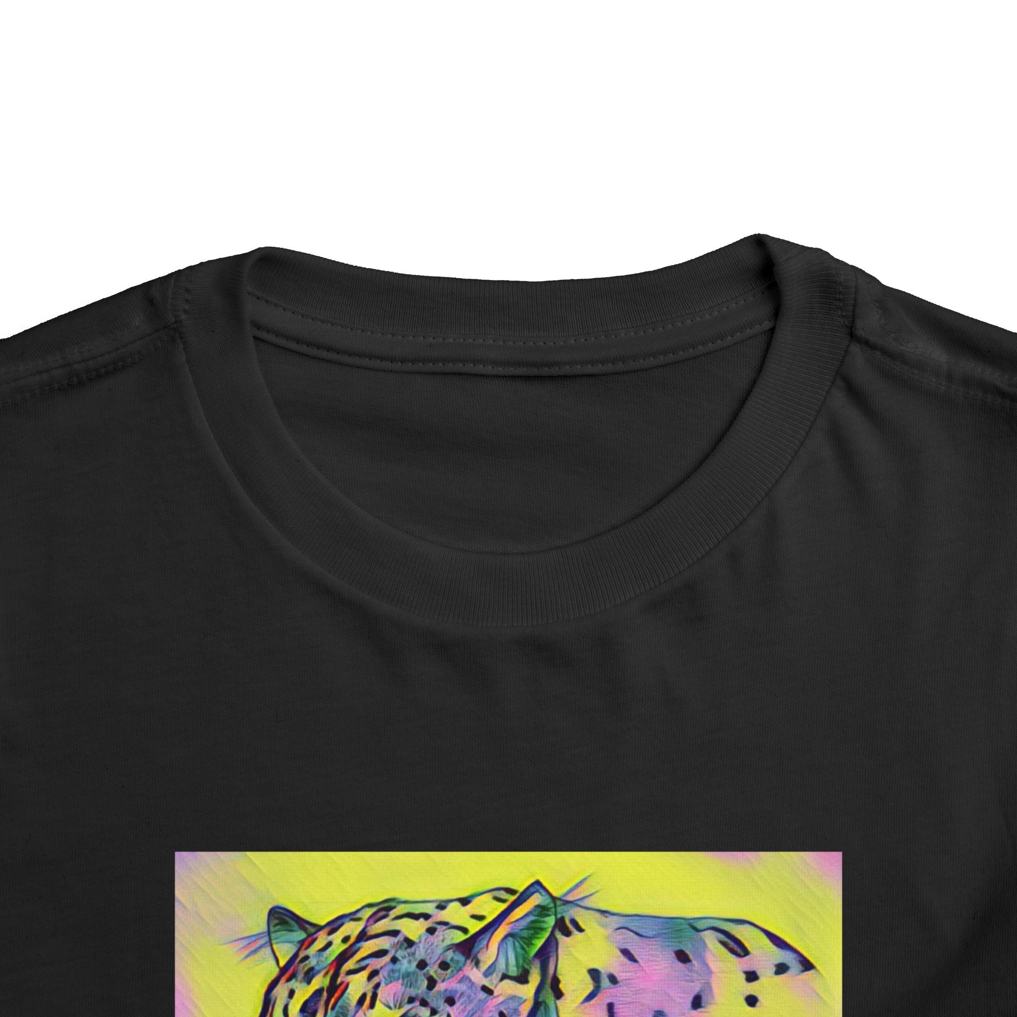 Neon Watercolor Cheetah Print