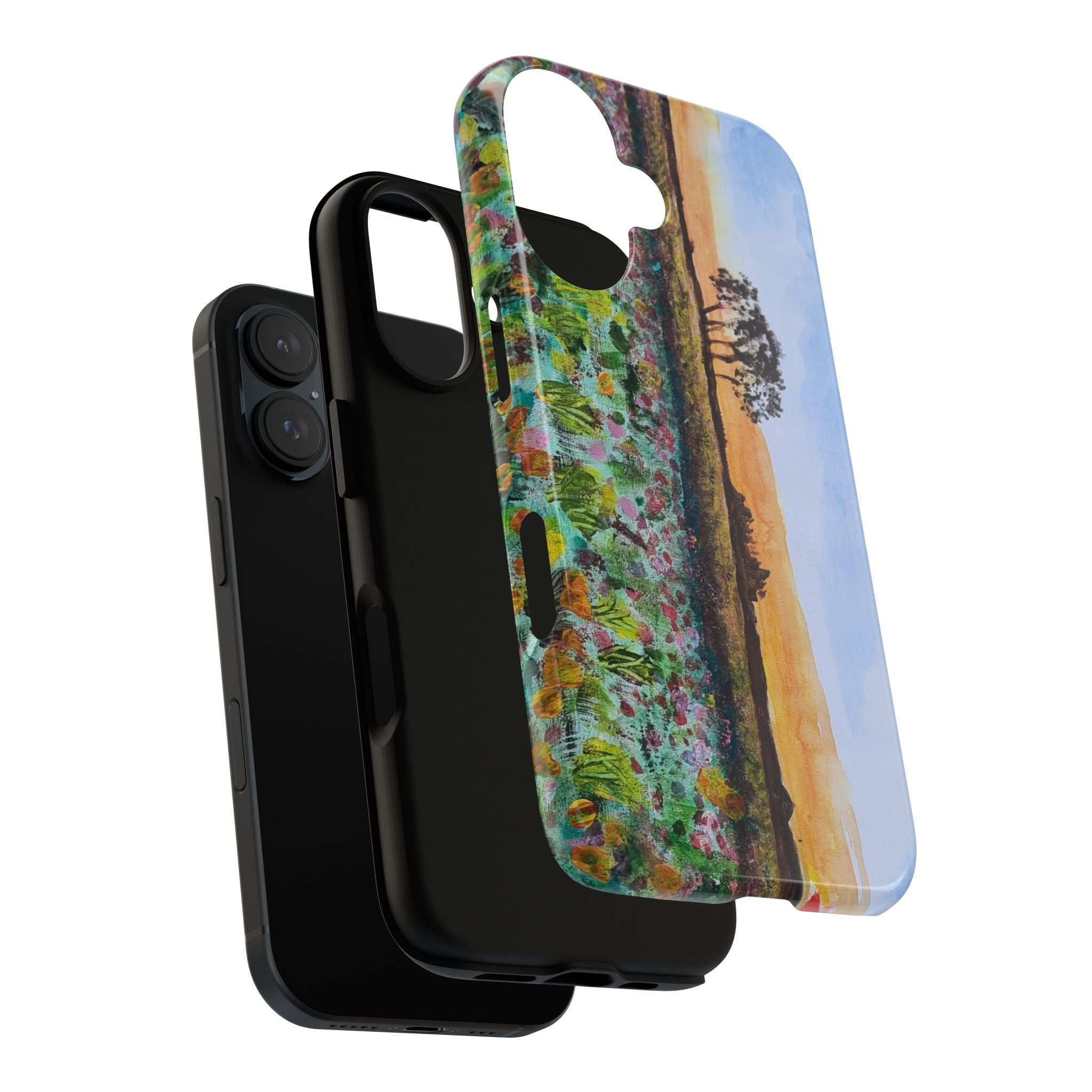 Scenic Wildflower Field Tough Phone Case