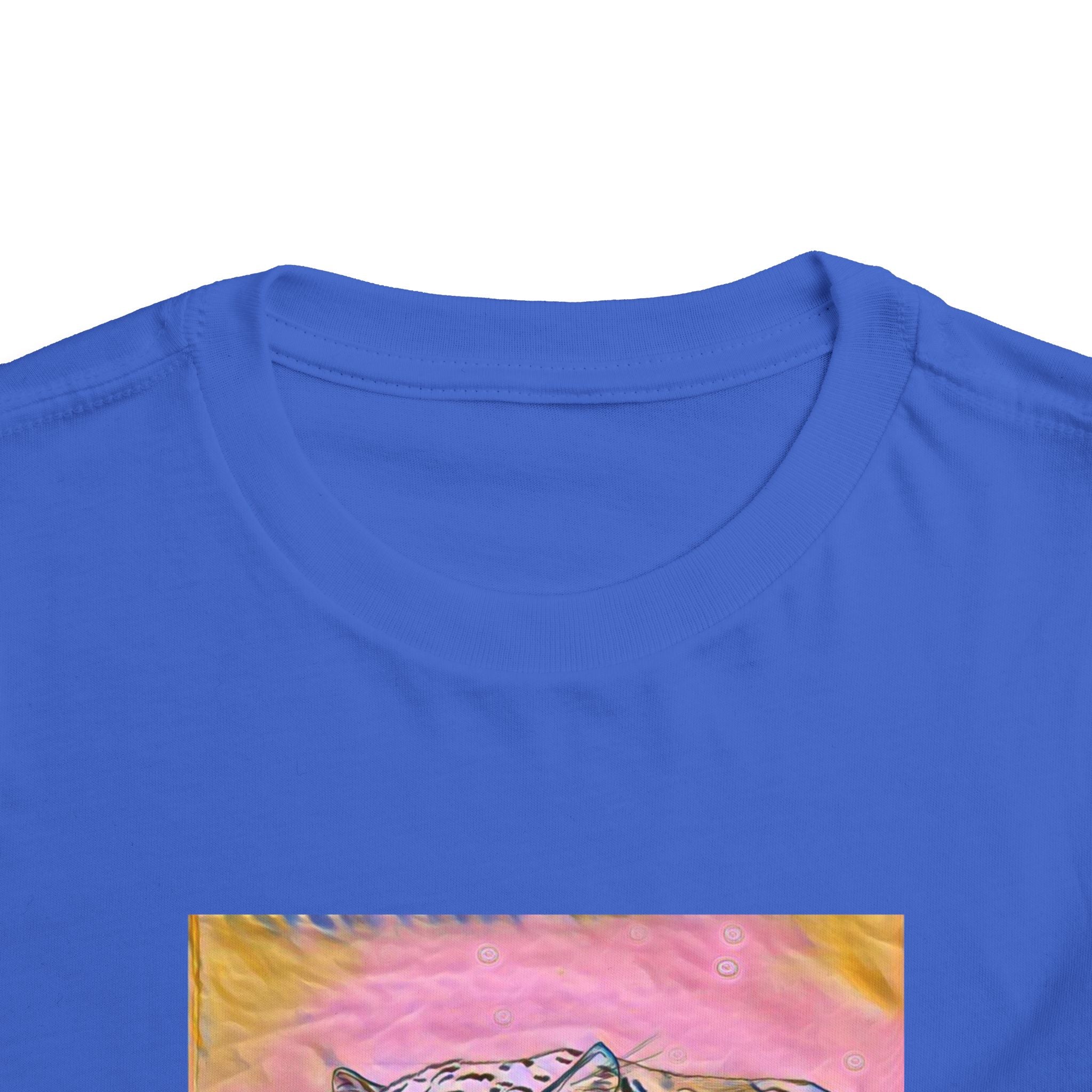 Leopard Portrait in pink Kids T-Shirt