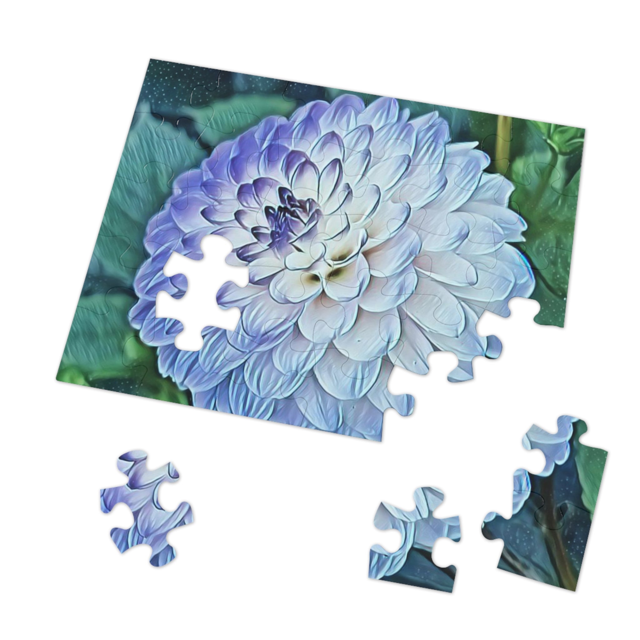 Copy of Dahlia Flower Jigsaw Puzzle (Tin Gift Tin Included)