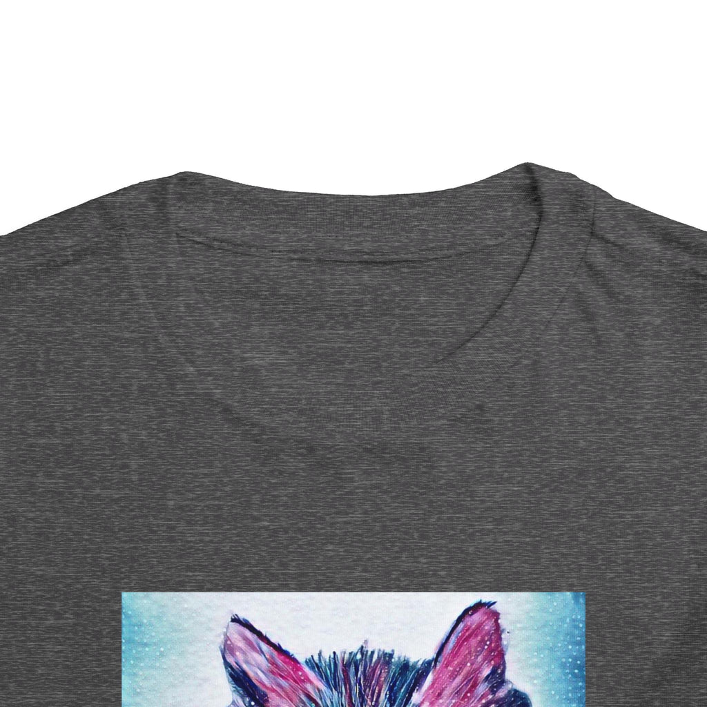 Cute Watercolor Kitten Toddler Tee