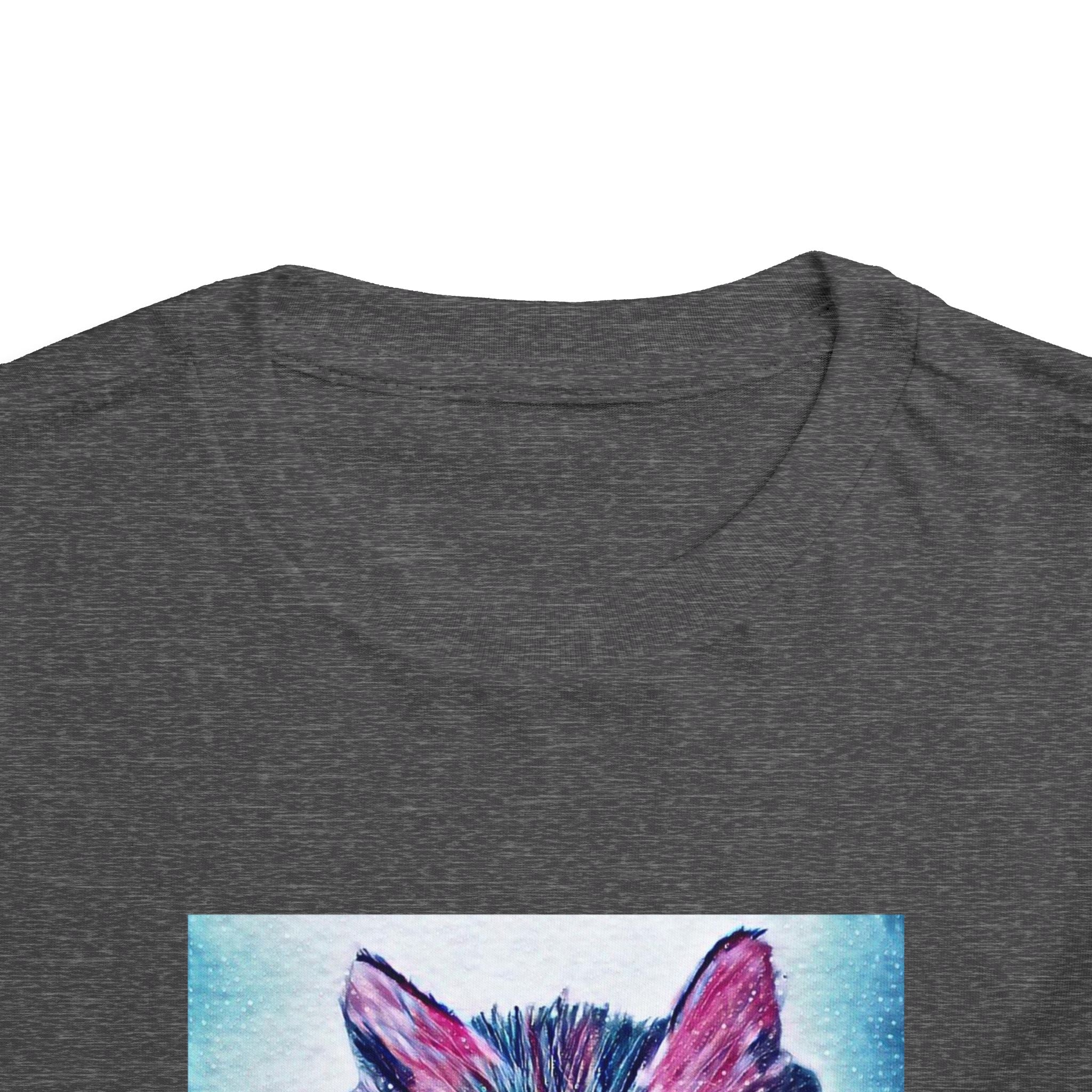 Cute Watercolor Kitten Toddler Tee