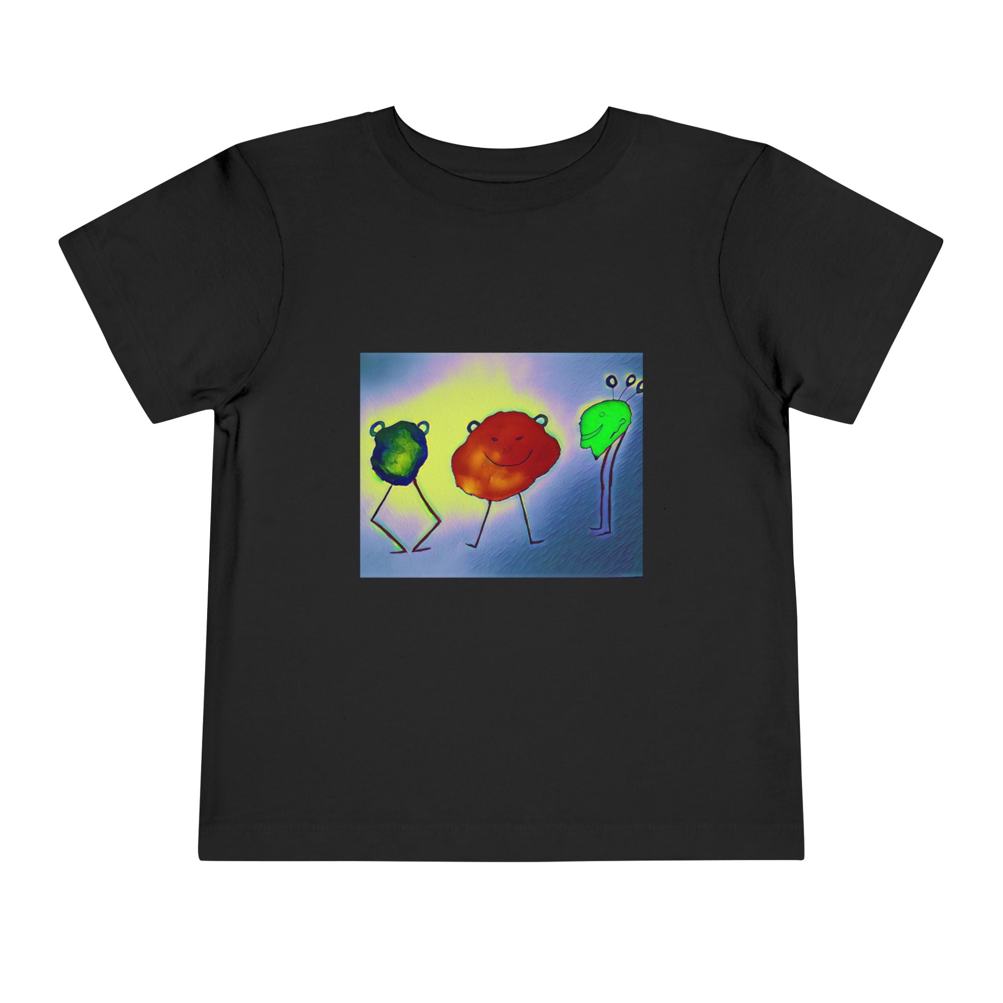 Colorful Dancing Fruit Characters Kids Shirt