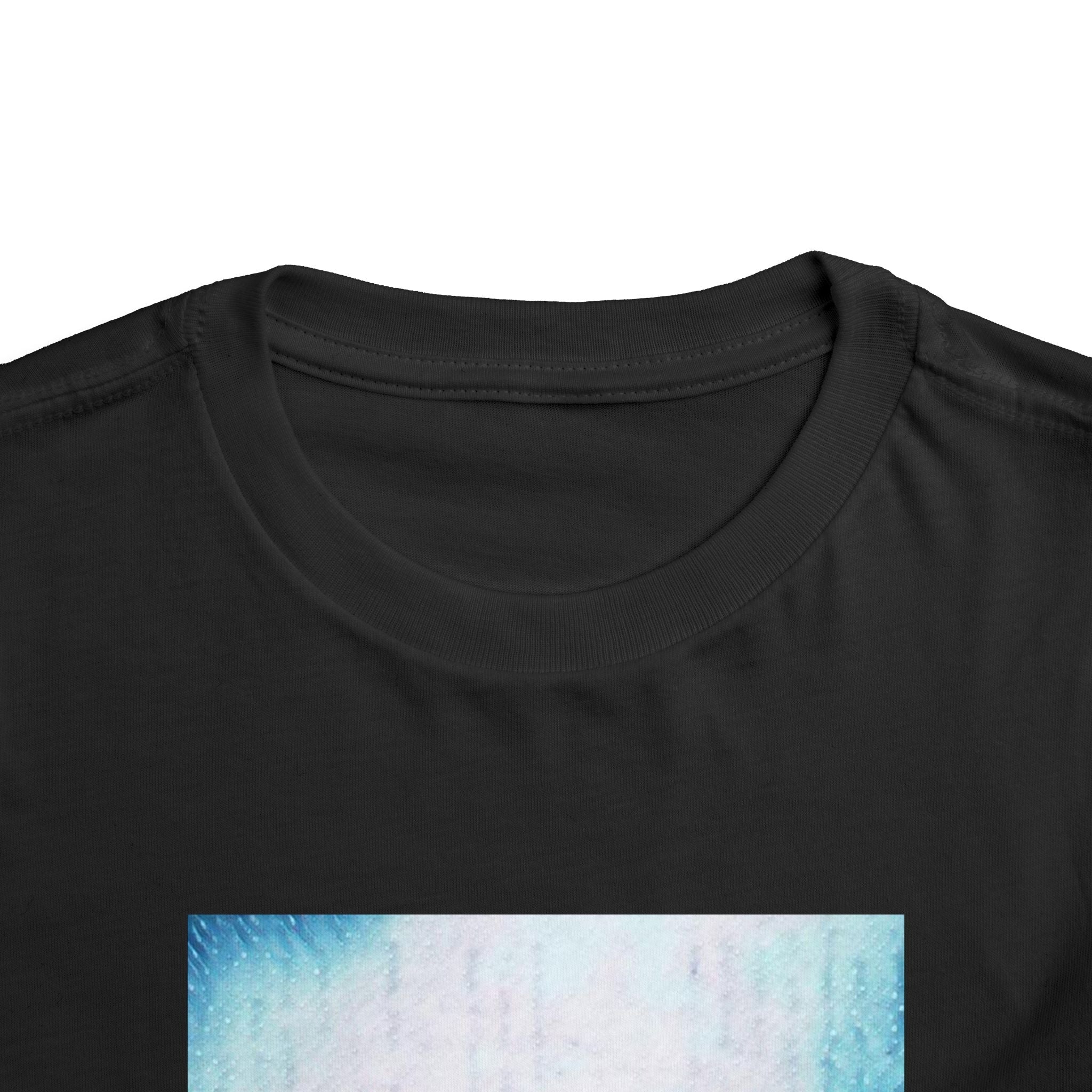 Toddler Tee — Purple Watercolor Alligator Graphic