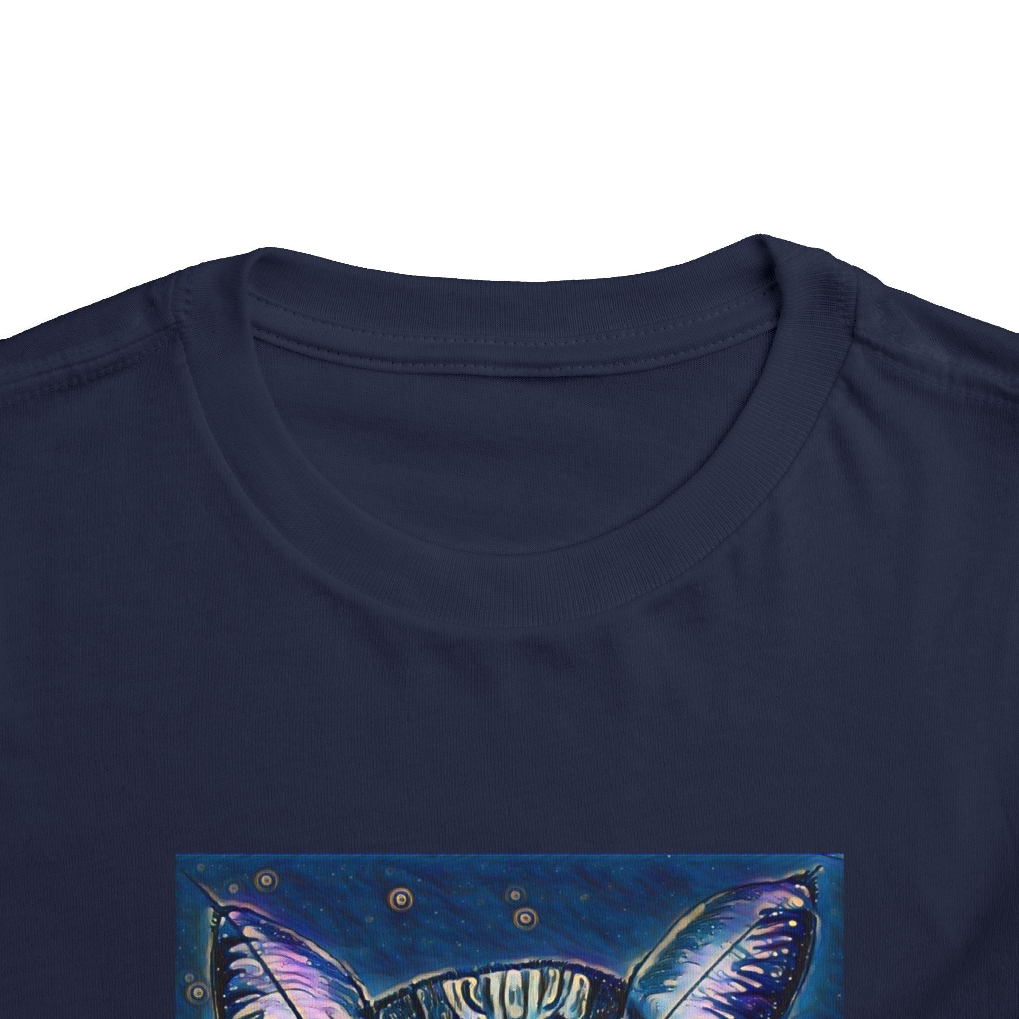 Toddler Tee — Mystical Galaxy Cat Graphic Shirt