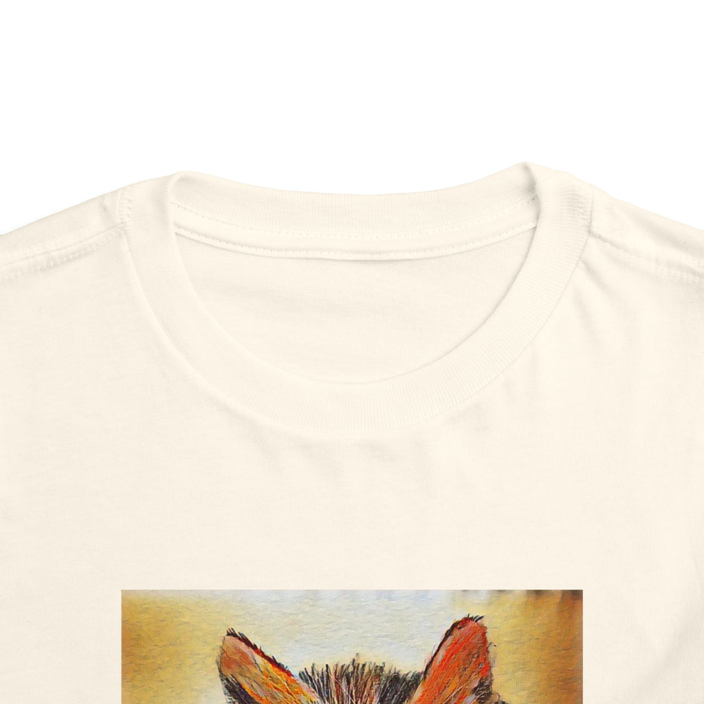 Adorable Watercolor Kitten Toddler Tee