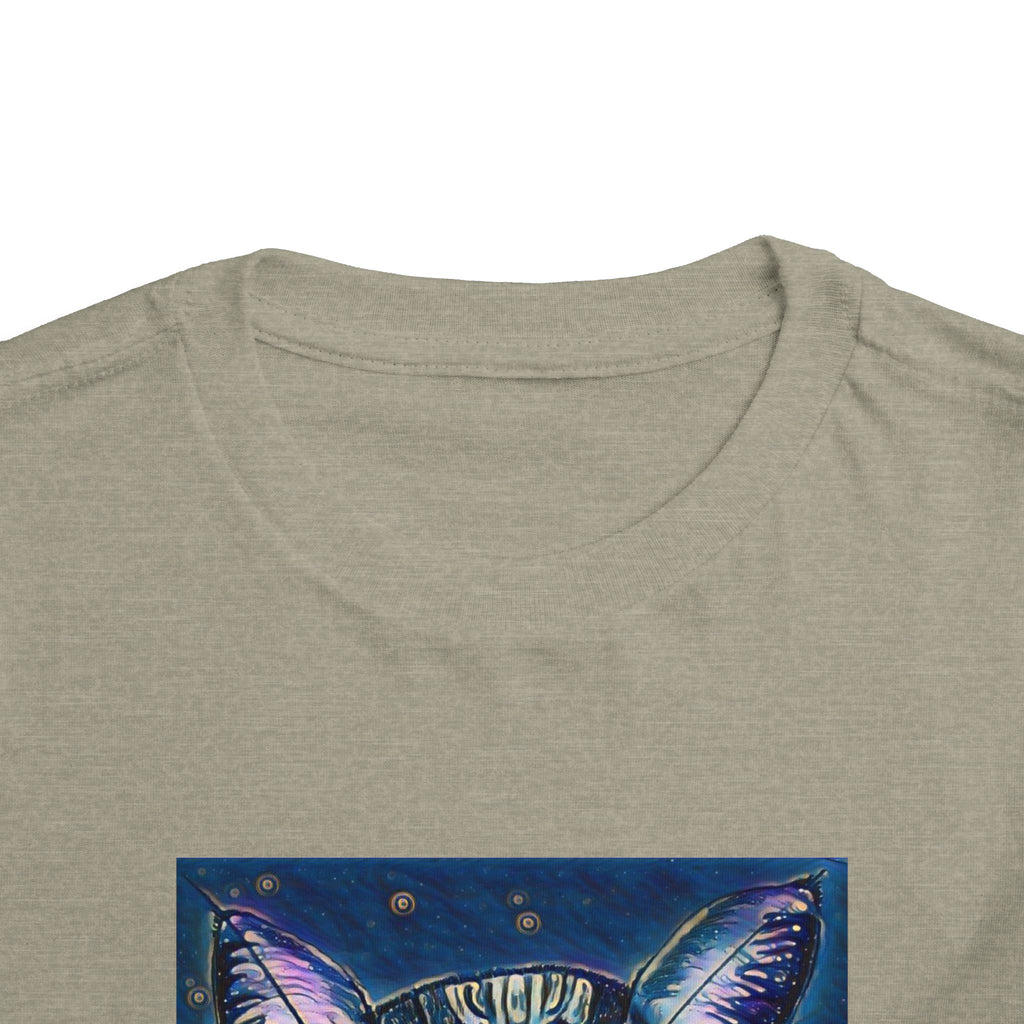 Toddler Tee — Mystical Galaxy Cat Graphic Shirt