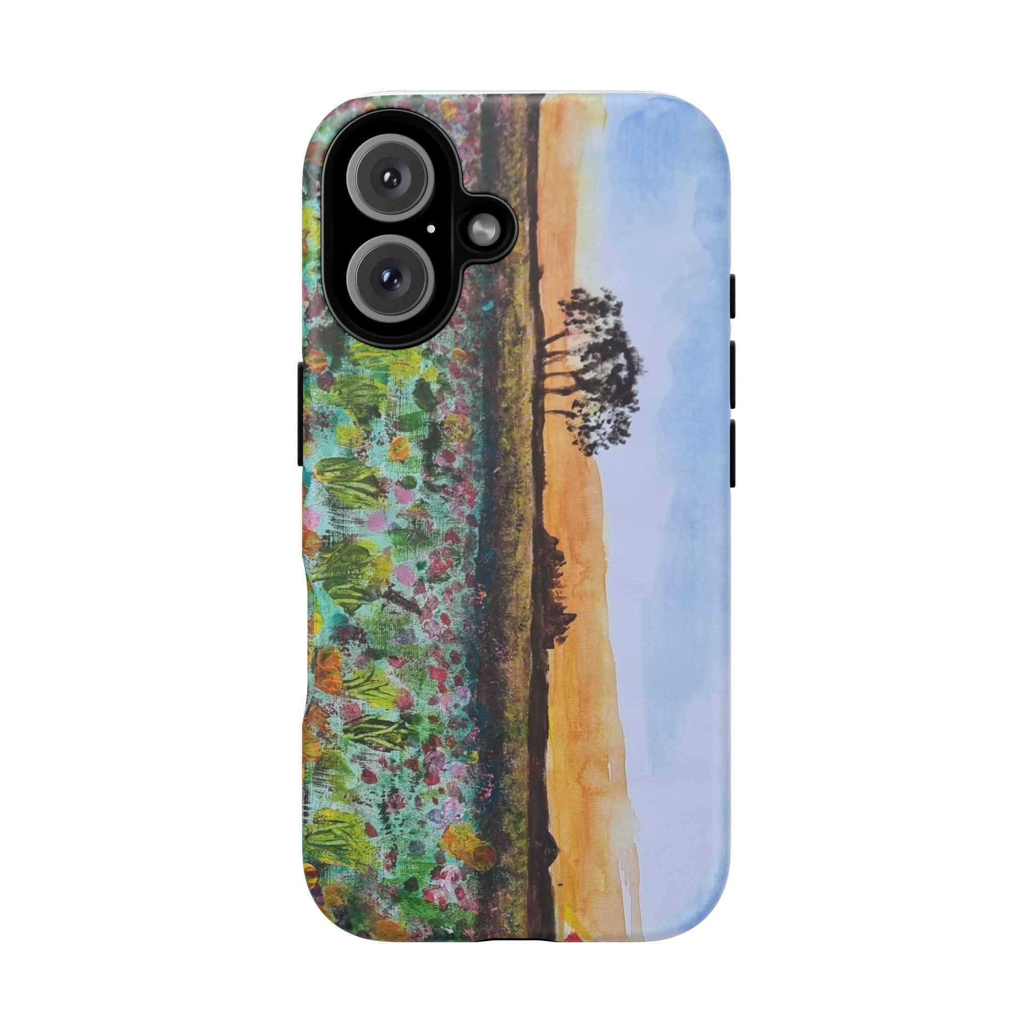 Scenic Wildflower Field Tough Phone Case
