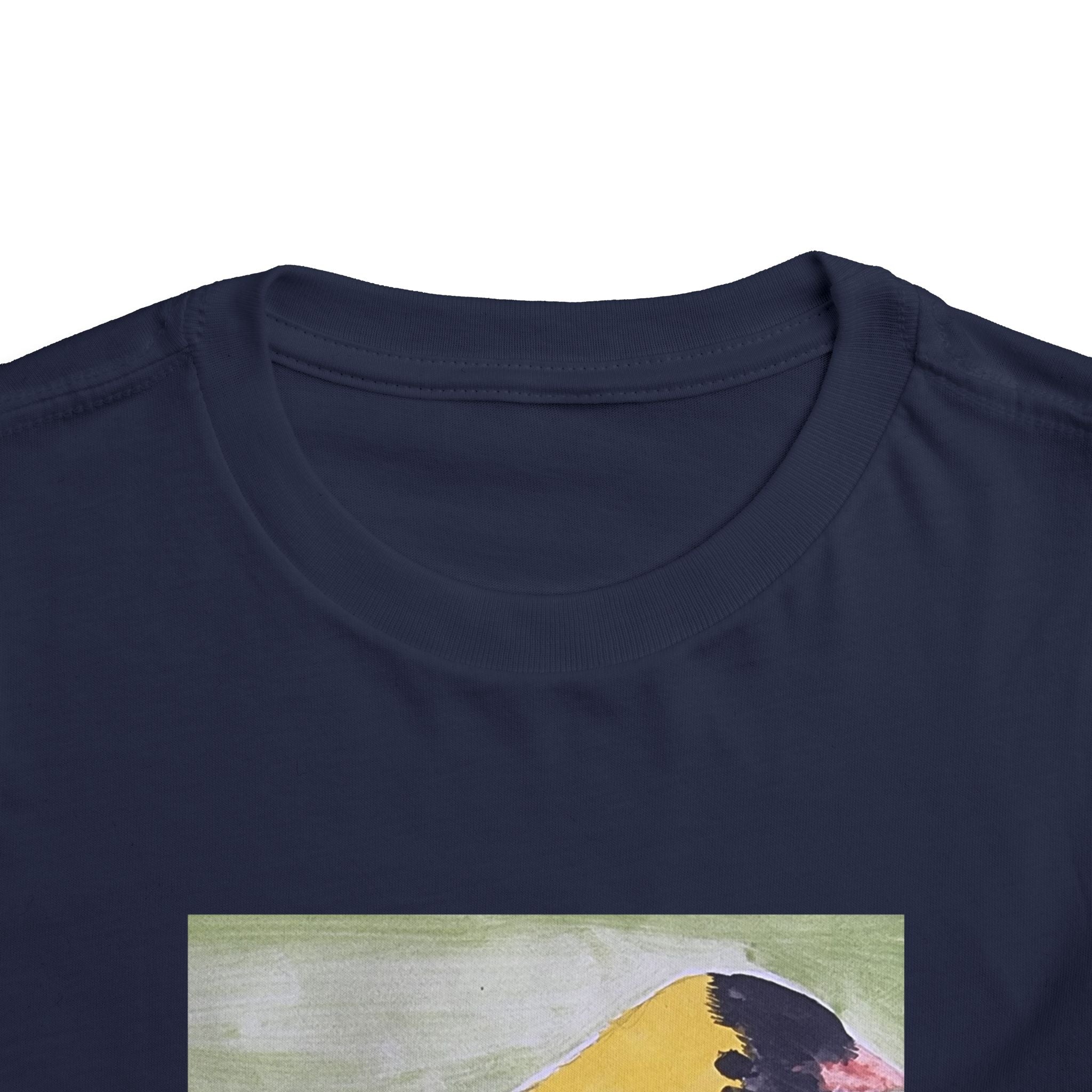 Yellow Goldfinch on Cherry Blossom Branch | Kids Spring Bird Shirt