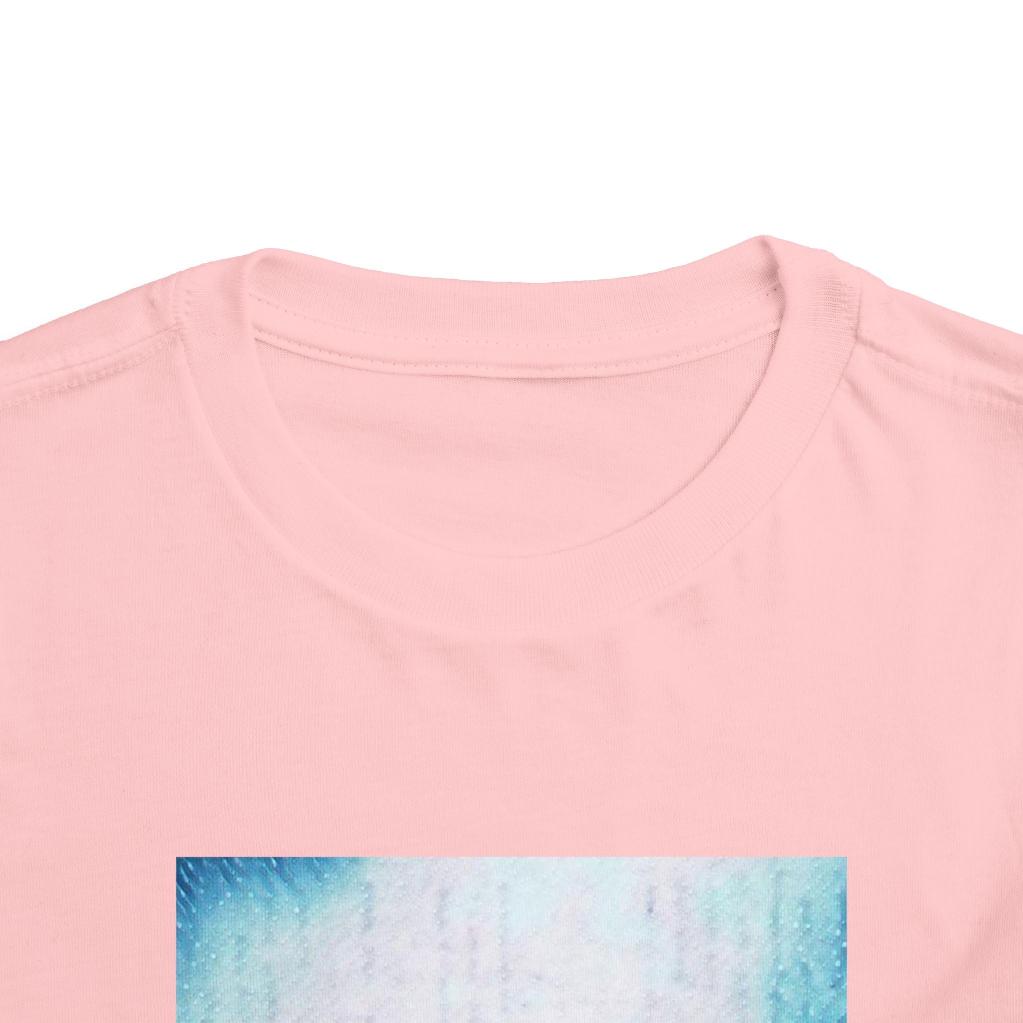 Toddler Tee — Purple Watercolor Alligator Graphic