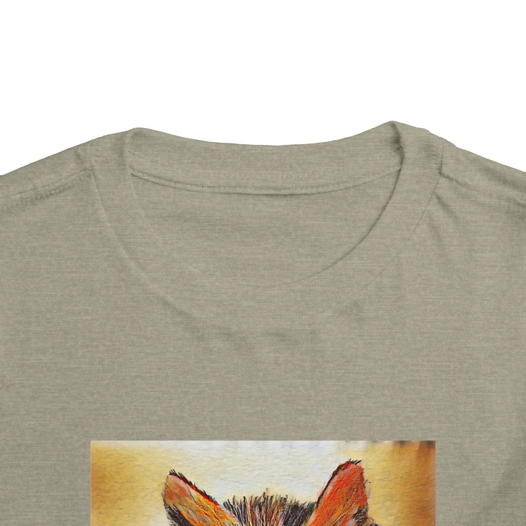 Adorable Watercolor Kitten Toddler Tee