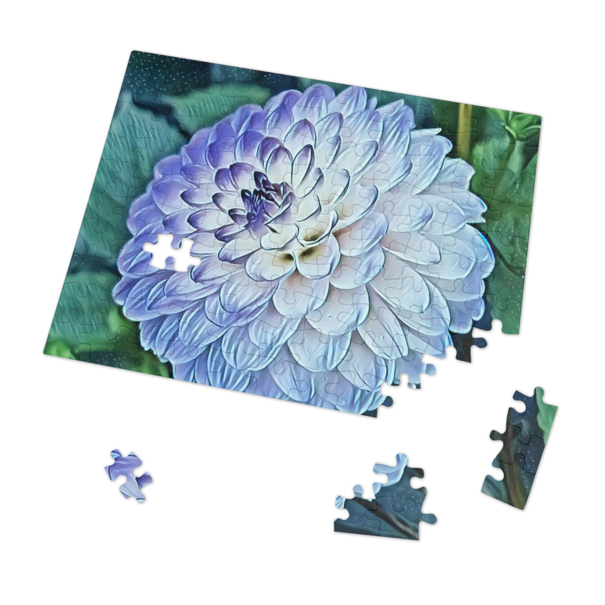 Copy of Dahlia Flower Jigsaw Puzzle (Tin Gift Tin Included)