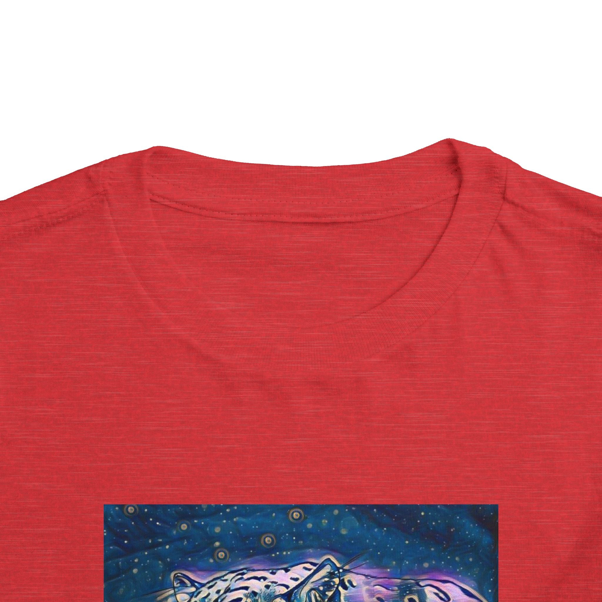 Galaxy Leopard Toddler Tee — Cosmic Animal Print Kids Shirt