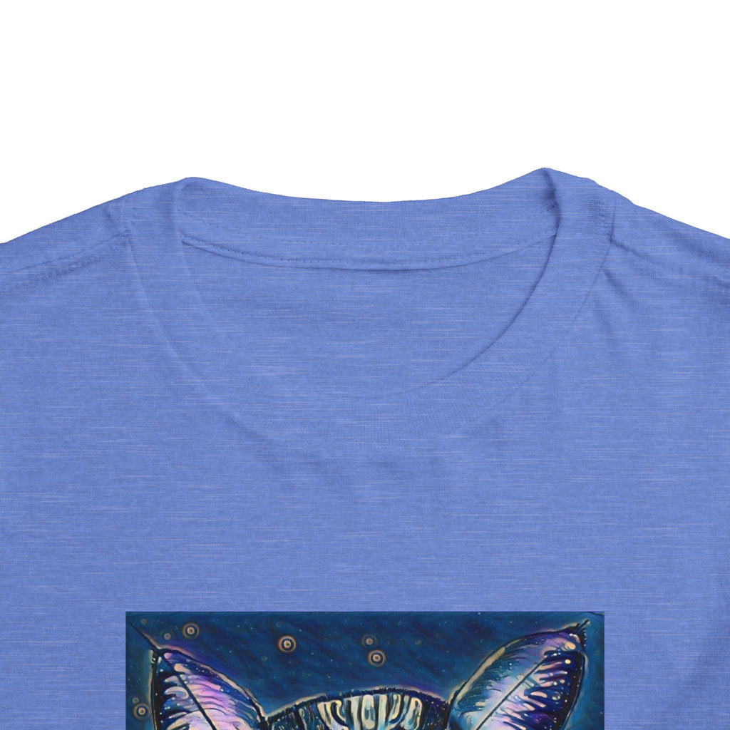 Toddler Tee — Mystical Galaxy Cat Graphic Shirt
