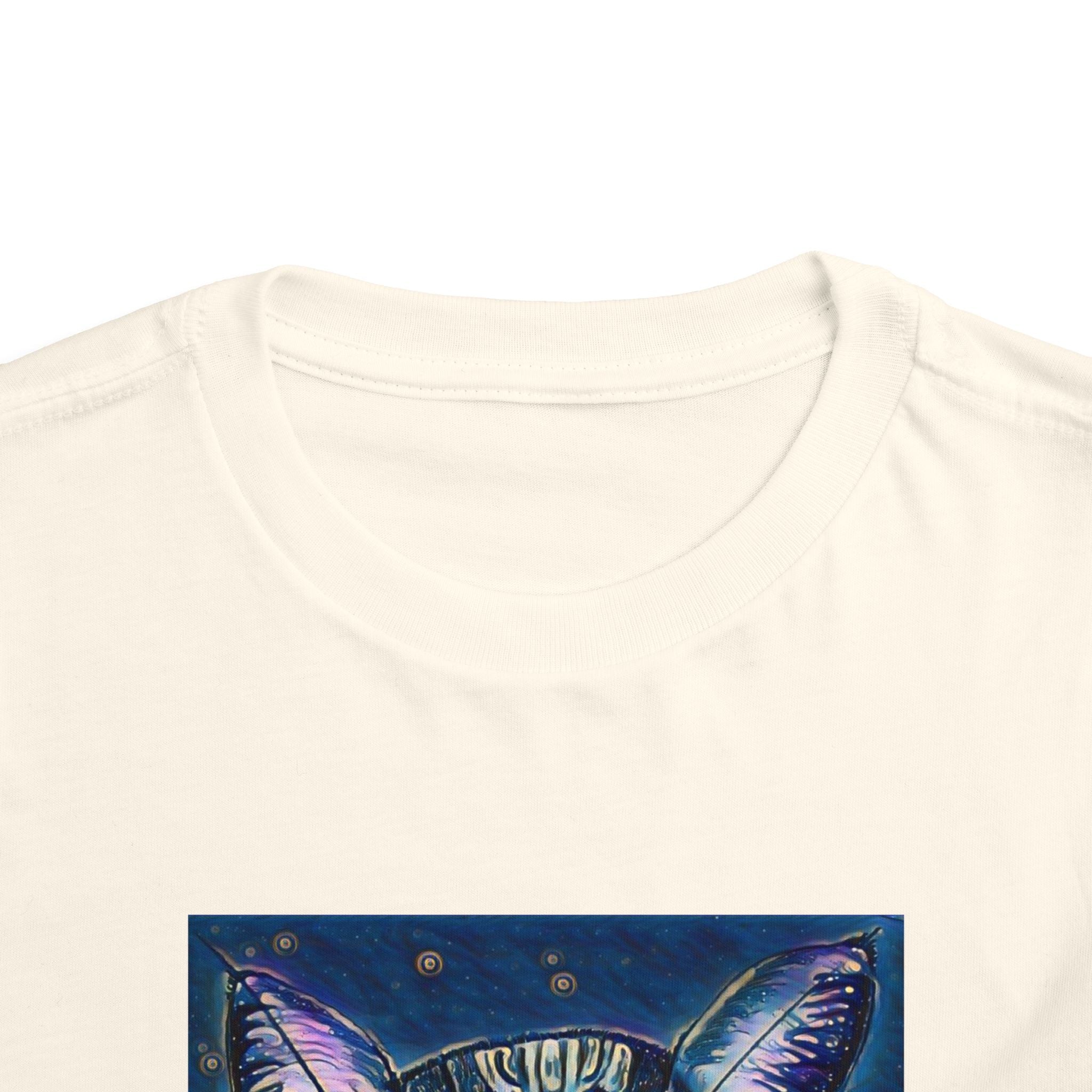 Toddler Tee — Mystical Galaxy Cat Graphic Shirt