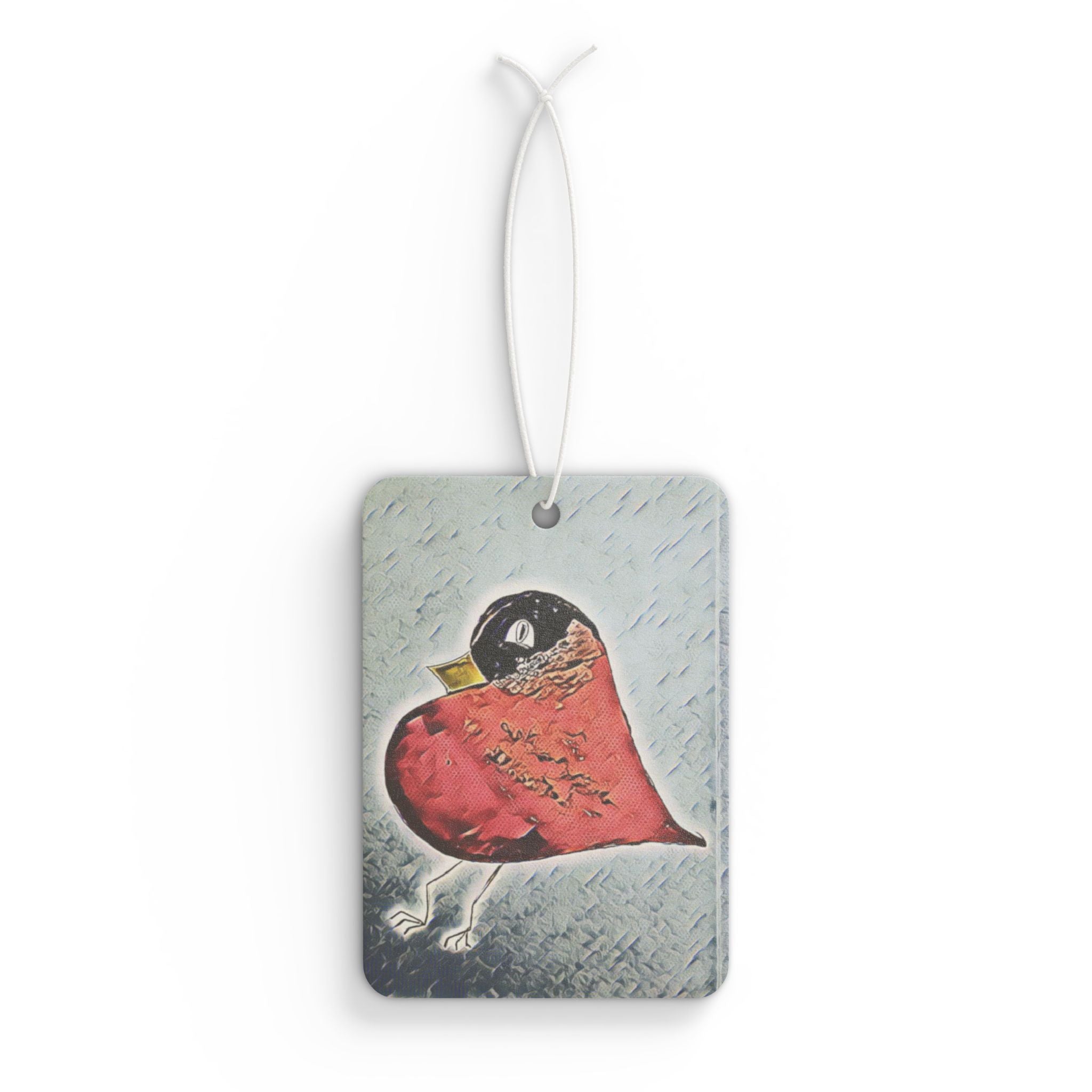 Car Air Freshener — Whimsical Red Bird Scented Ornament