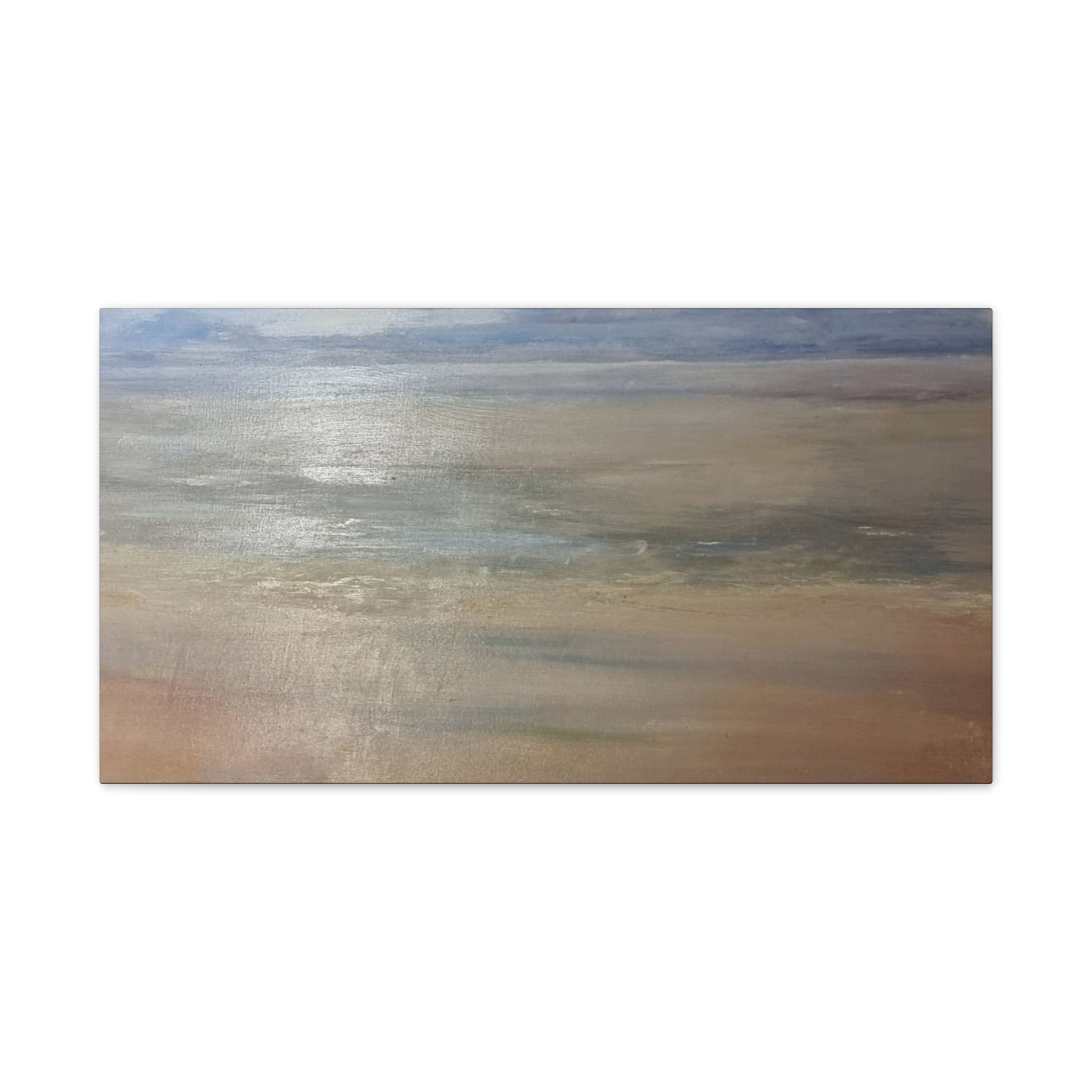 Coastal Serenity Canvas Print | Soft Seascape Wall Art | Beach Home Décor