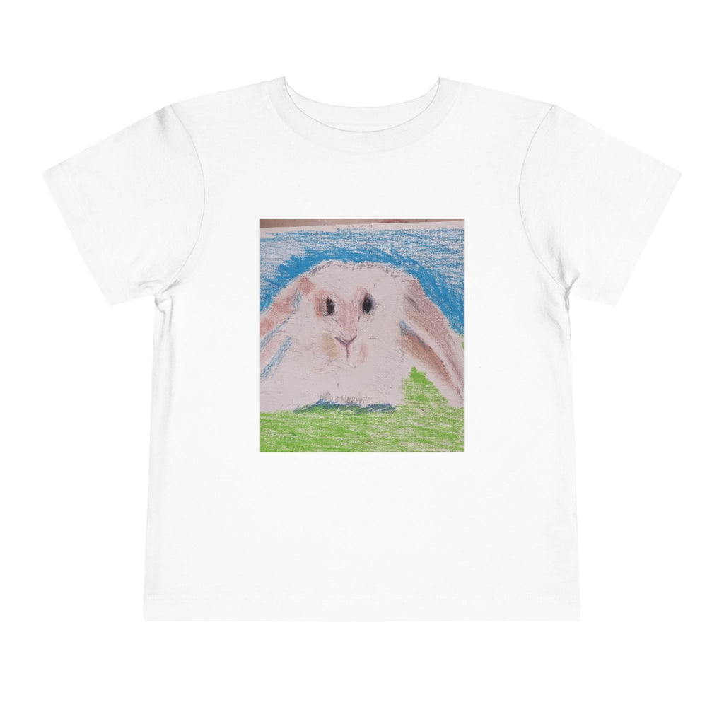 Toddler Tee — Pastel Bunny Illustration Kids Shirt