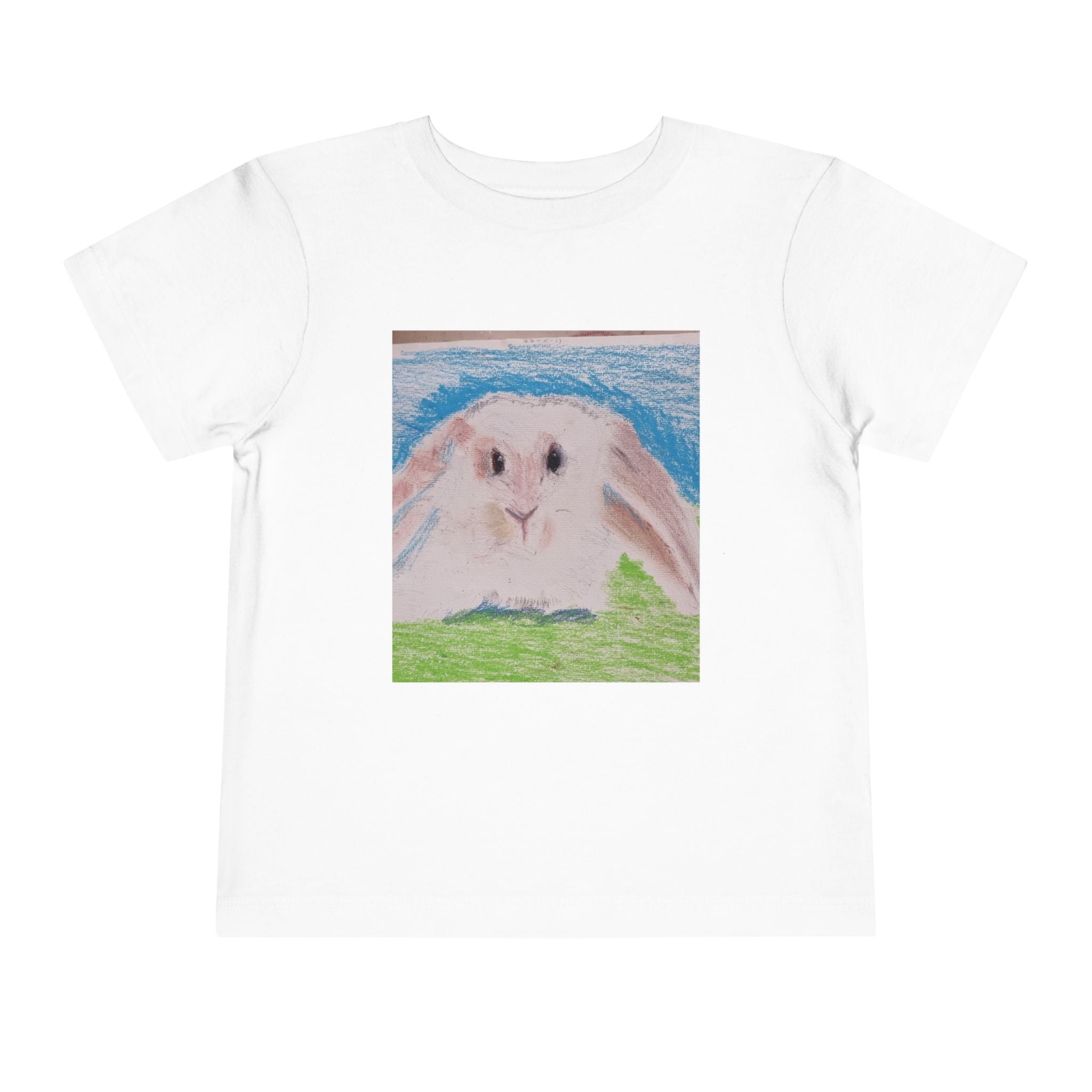 Toddler Tee — Pastel Bunny Illustration Kids Shirt