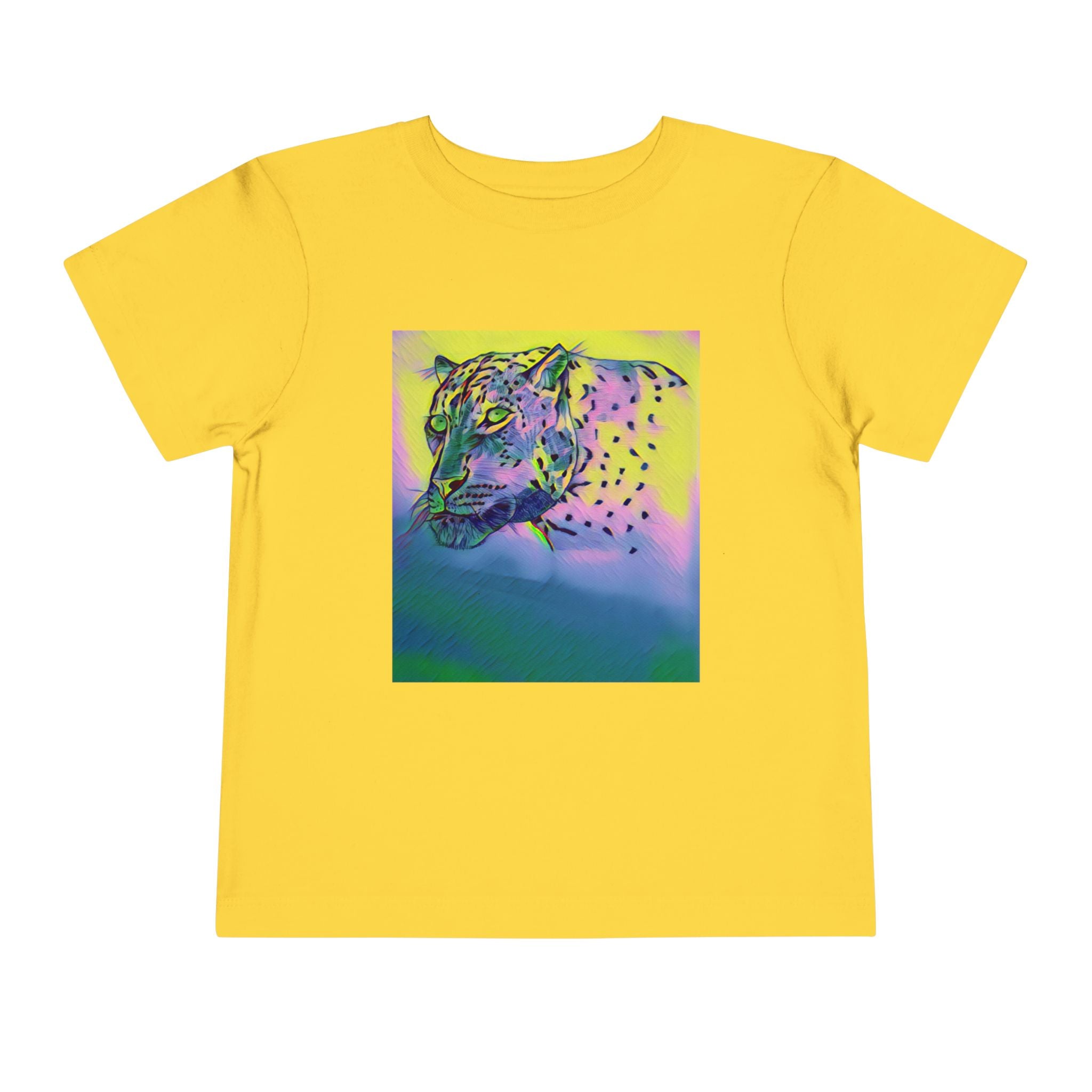 Neon Watercolor Cheetah Print