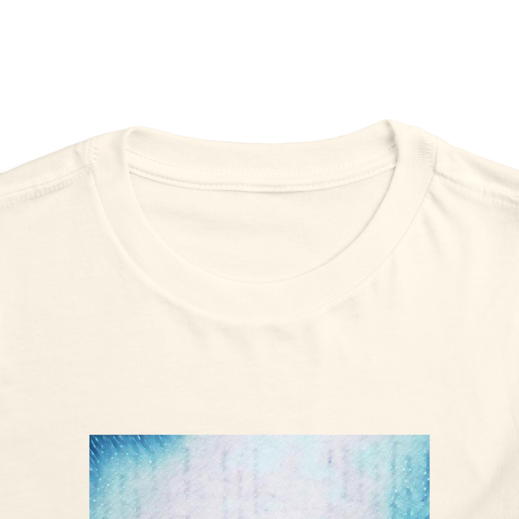 Toddler Tee — Purple Watercolor Alligator Graphic