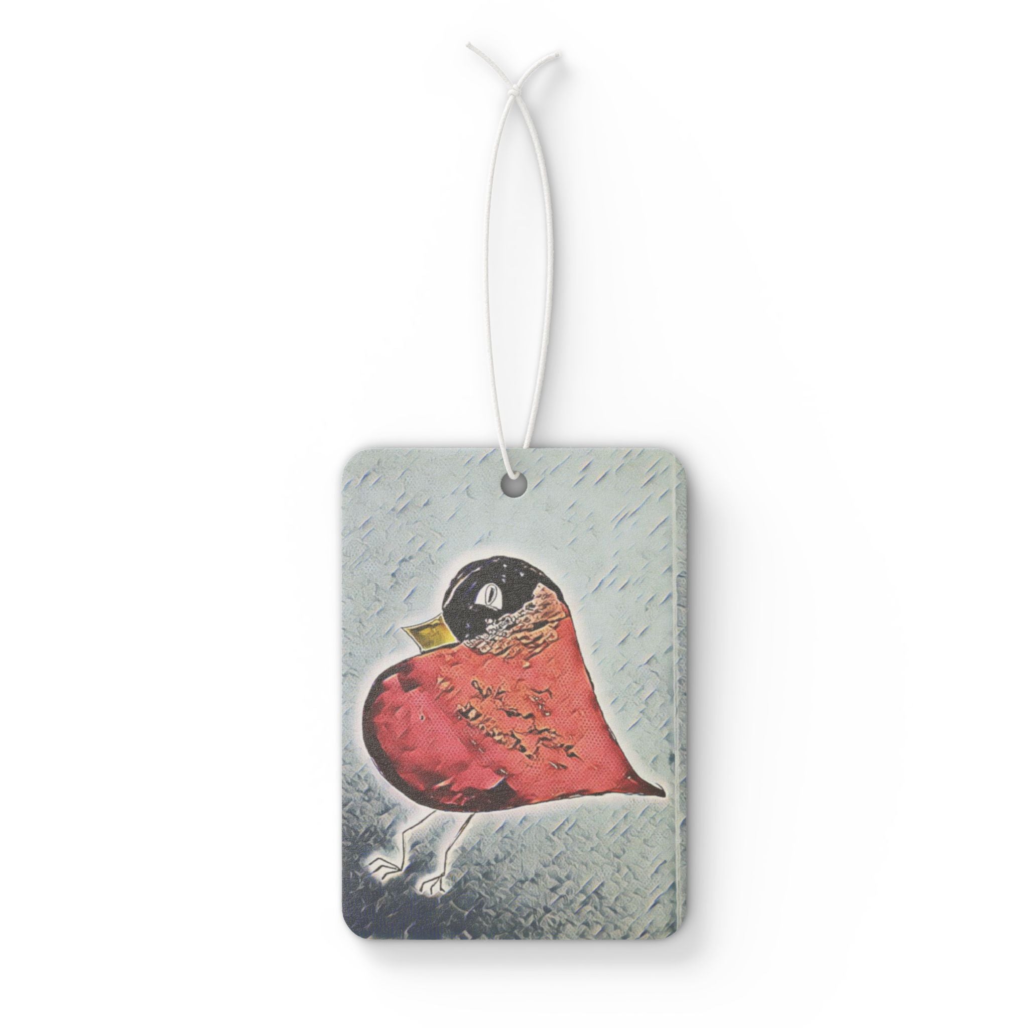 Car Air Freshener — Whimsical Red Bird Scented Ornament