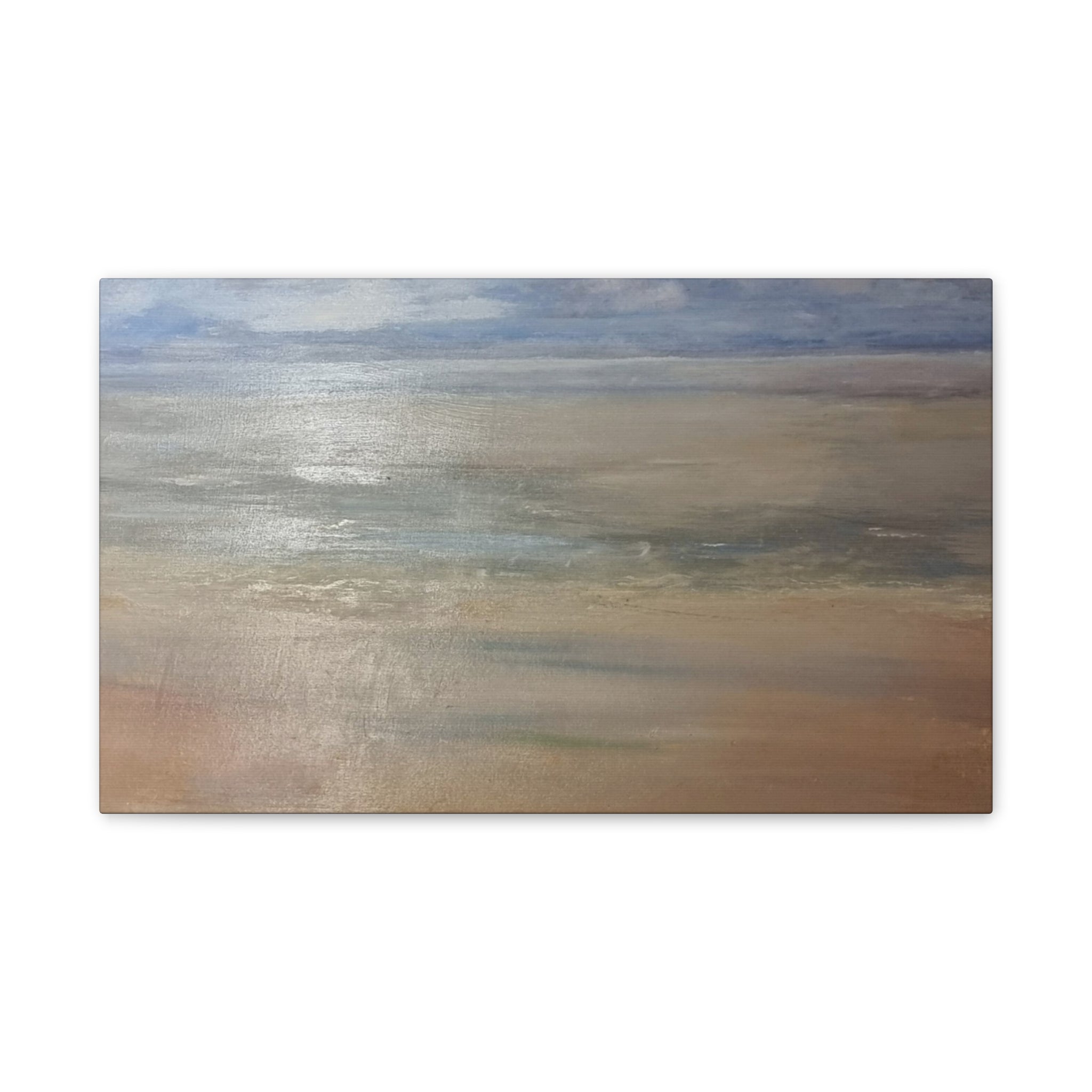Coastal Serenity Canvas Print | Soft Seascape Wall Art | Beach Home Décor
