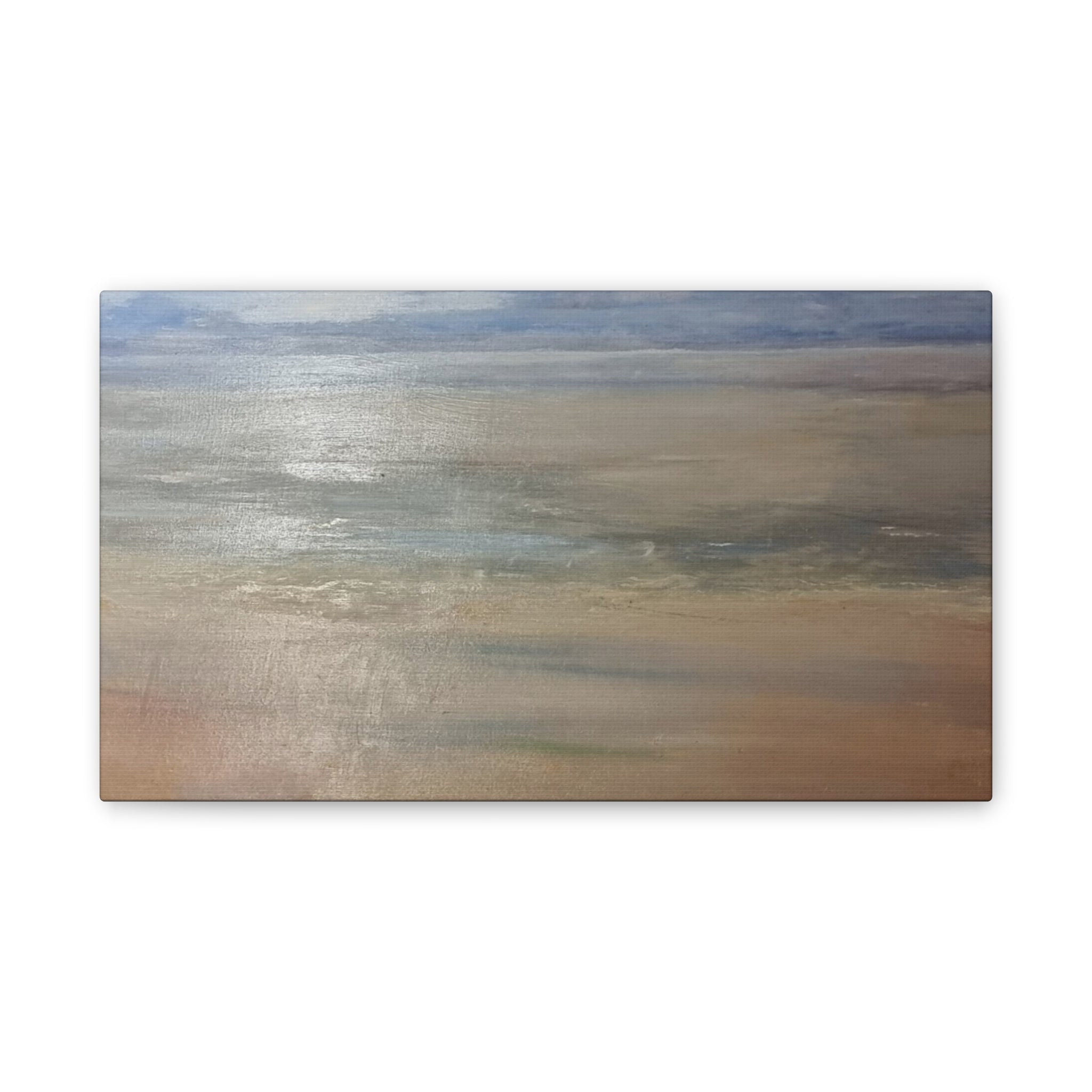 Coastal Serenity Canvas Print | Soft Seascape Wall Art | Beach Home Décor