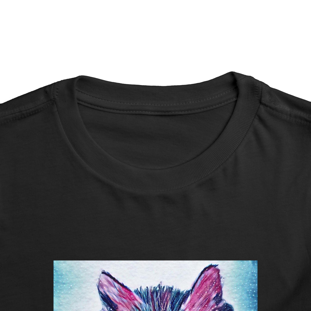 Cute Watercolor Kitten Toddler Tee