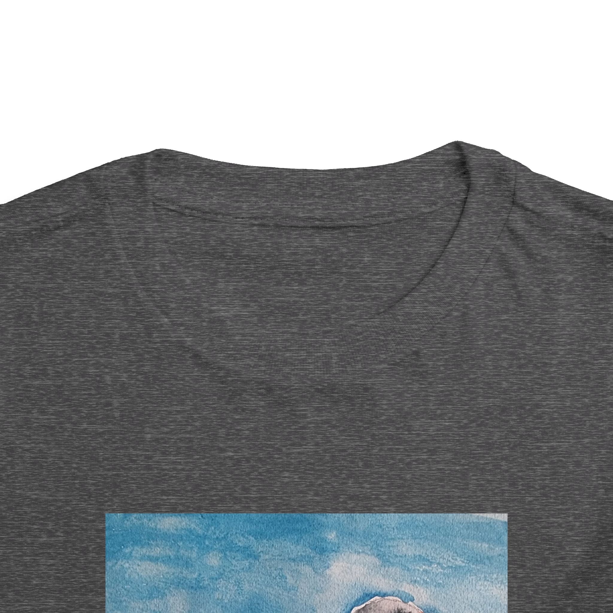 Zebra Finch Watercolor Toddler Tee