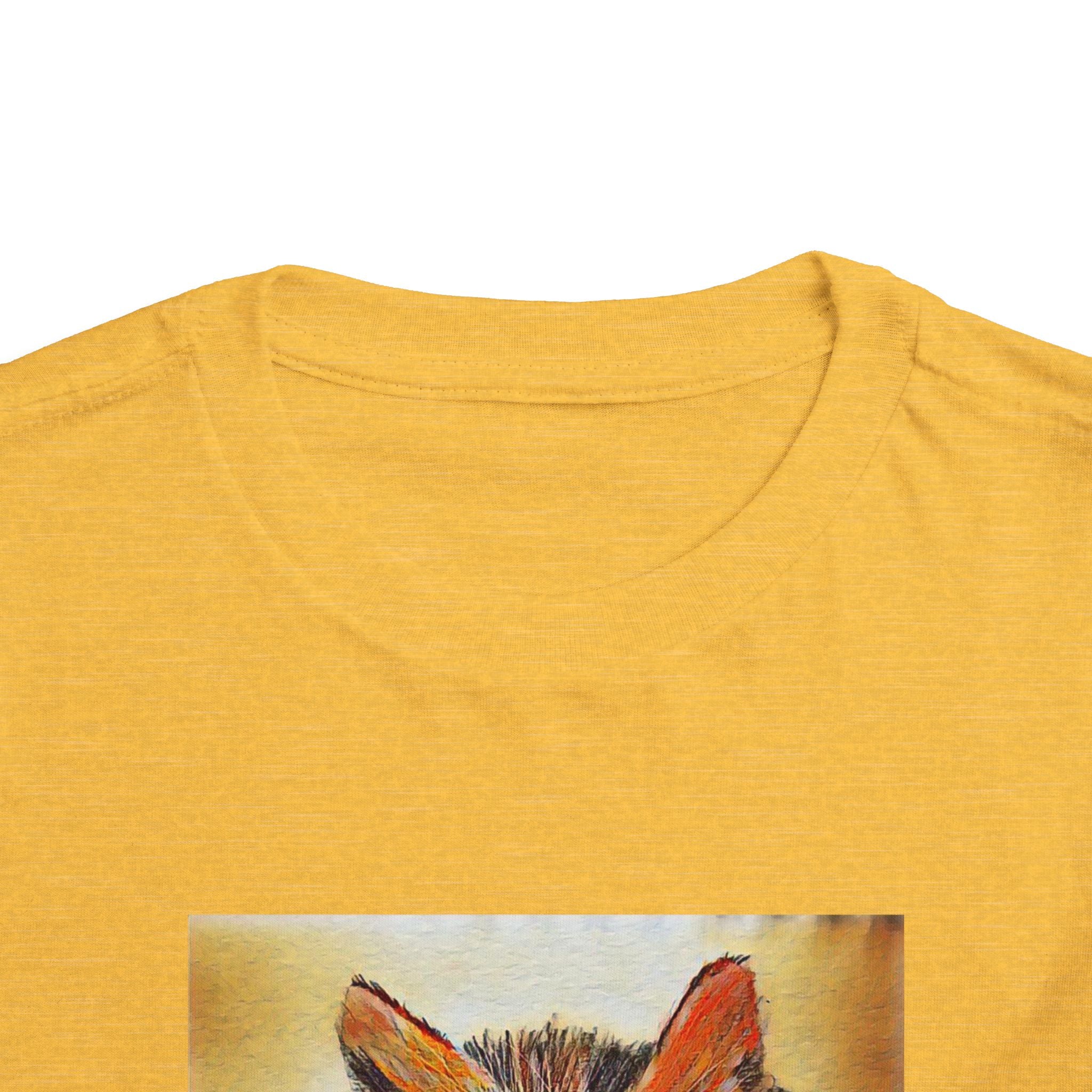 Adorable Watercolor Kitten Toddler Tee