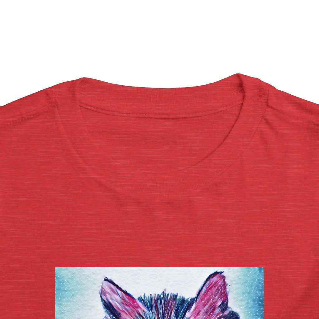 Cute Watercolor Kitten Toddler Tee