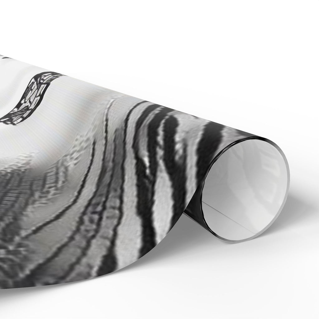 Monochrome Abstract Wrapping Paper – Black & White Geometric Art Gift Wrap