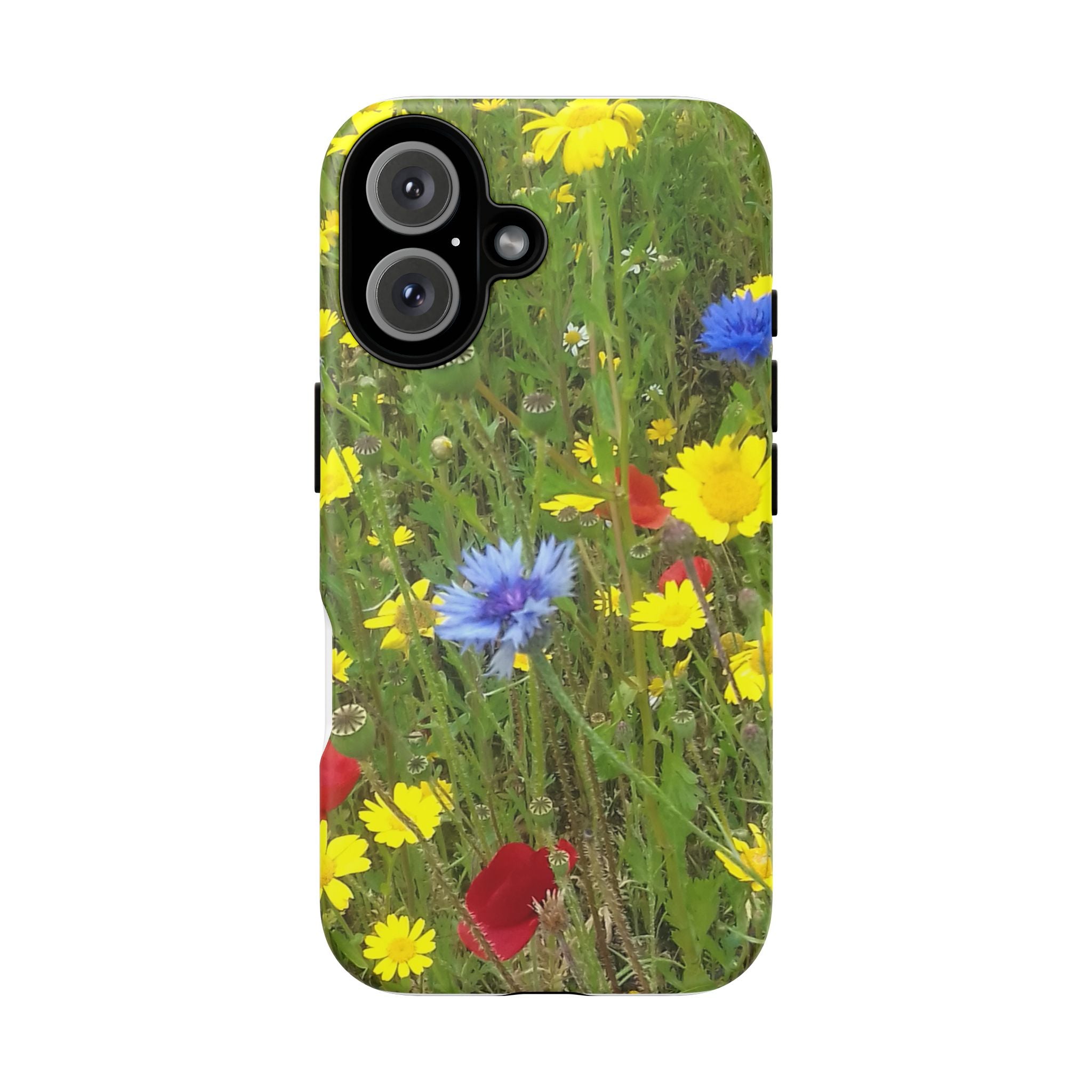 Wildflower Meadow Phone Case — Floral Tough Protective Cover