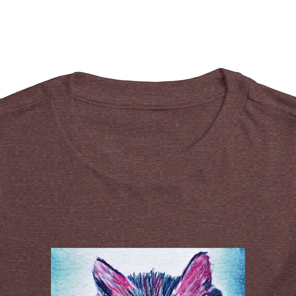 Cute Watercolor Kitten Toddler Tee