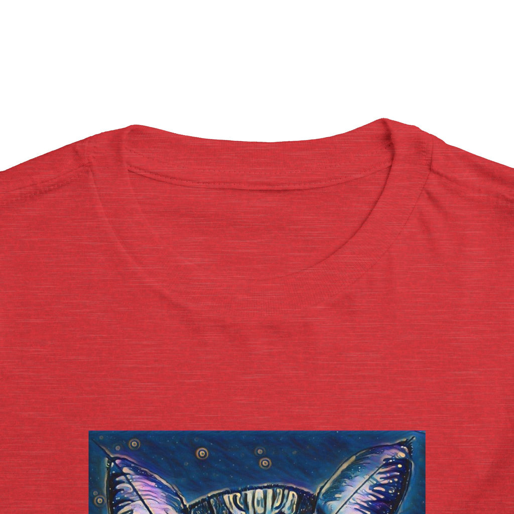 Toddler Tee — Mystical Galaxy Cat Graphic Shirt