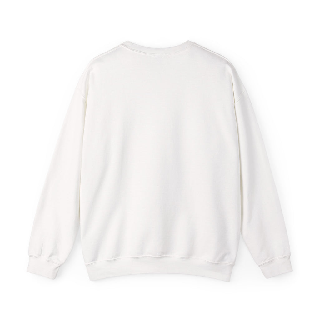 Sunburst Abstract Crewneck Sweatshirt — Colorful Floral Explosion Graphic