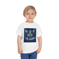 Toddler Tee — Mystical Galaxy Cat Graphic Shirt