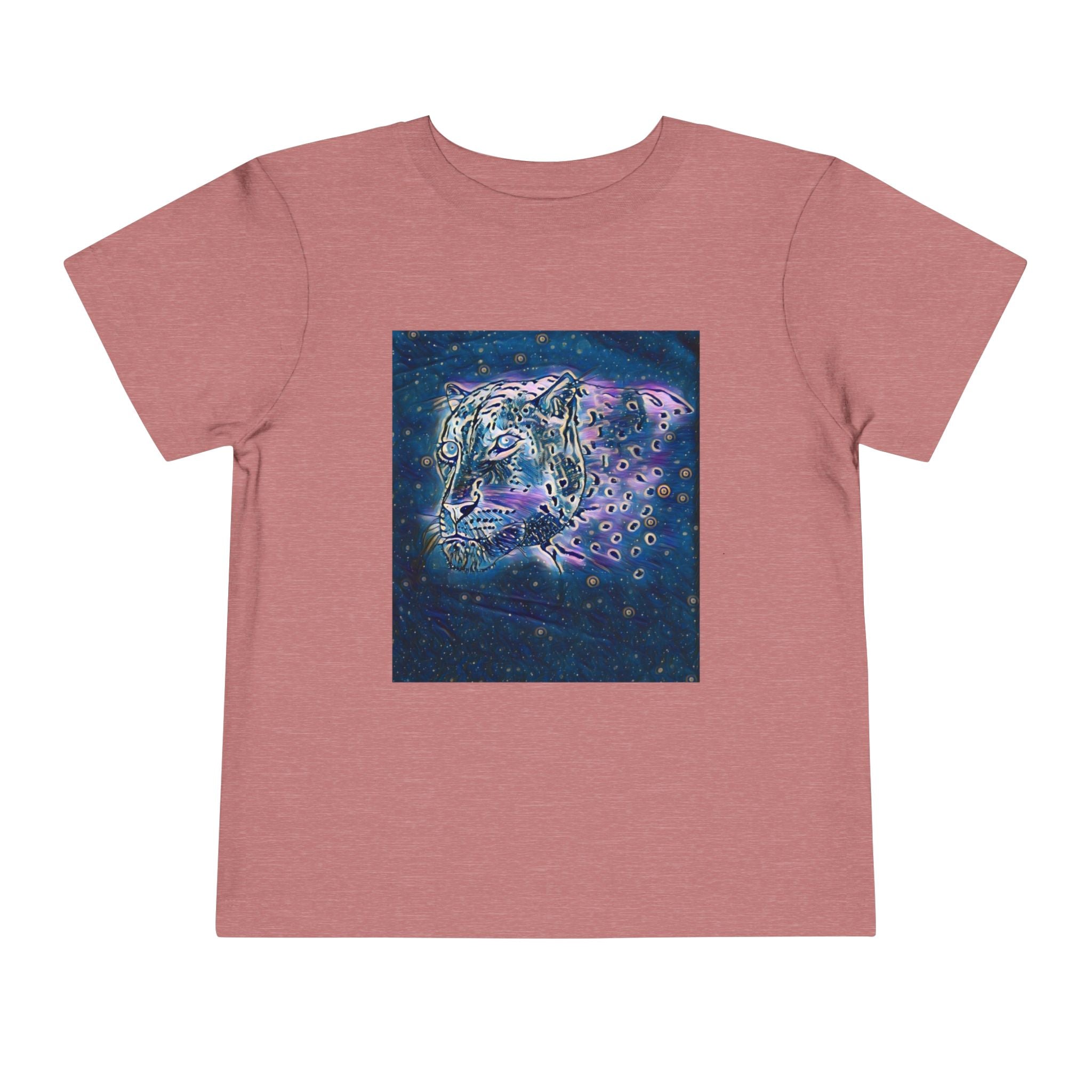 Galaxy Leopard Toddler Tee — Cosmic Animal Print Kids Shirt