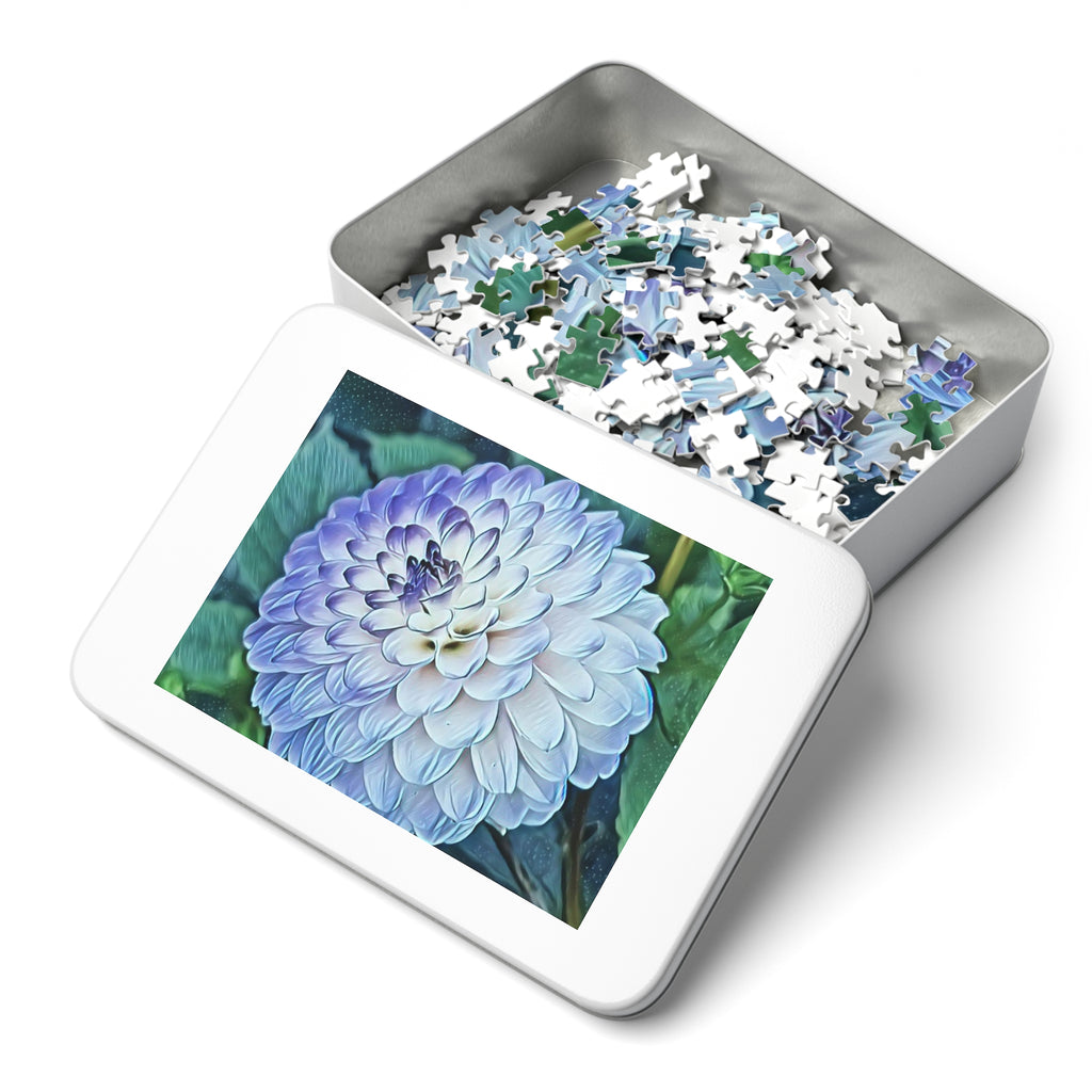 Copy of Dahlia Flower Jigsaw Puzzle (Tin Gift Tin Included)
