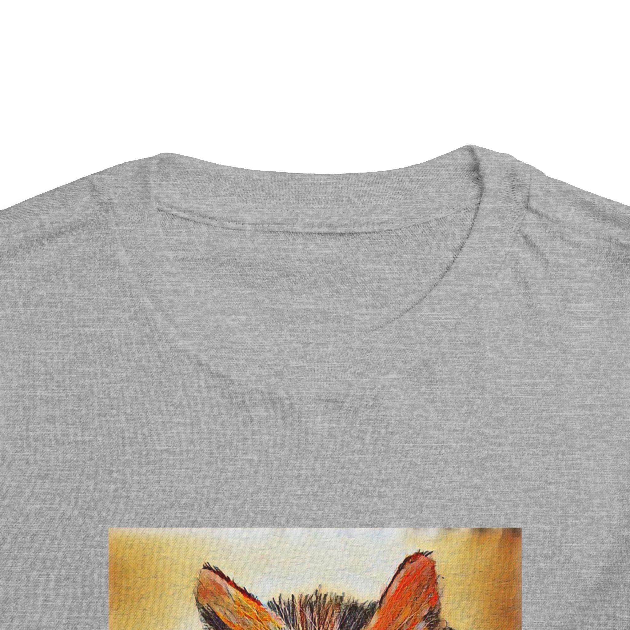 Adorable Watercolor Kitten Toddler Tee