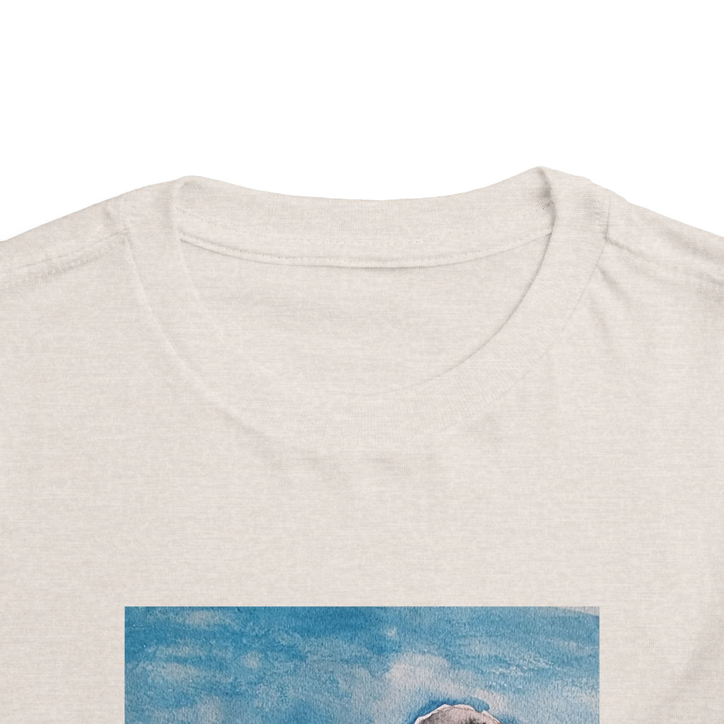Zebra Finch Watercolor Toddler Tee